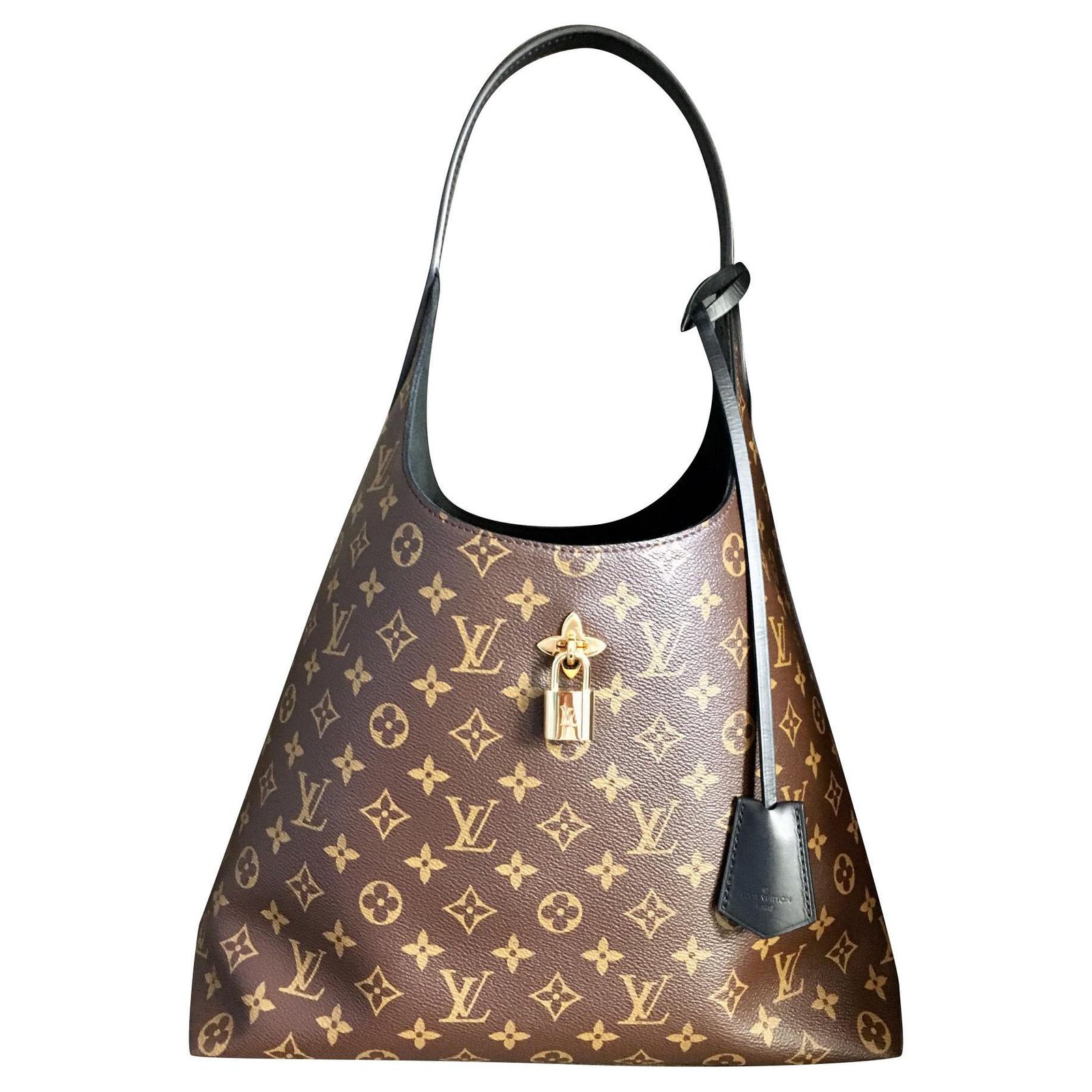 Louis Vuitton flower hobo shoulder bag