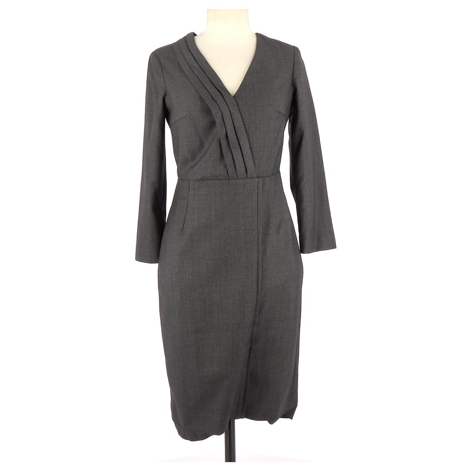 Kenzo Robe Kenzo Robe Laine Gris ref.121355 - Joli Closet