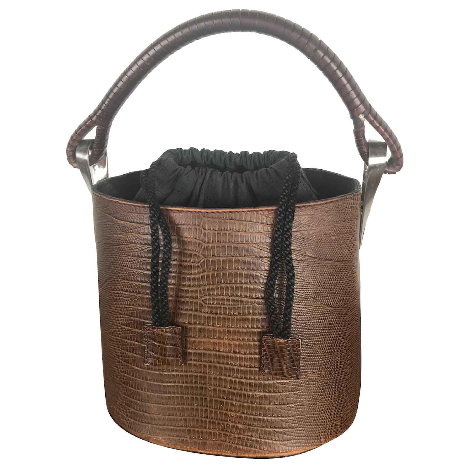 Kenzo sac Pagodon Cuir Marron clair ref.121545 Joli Closet