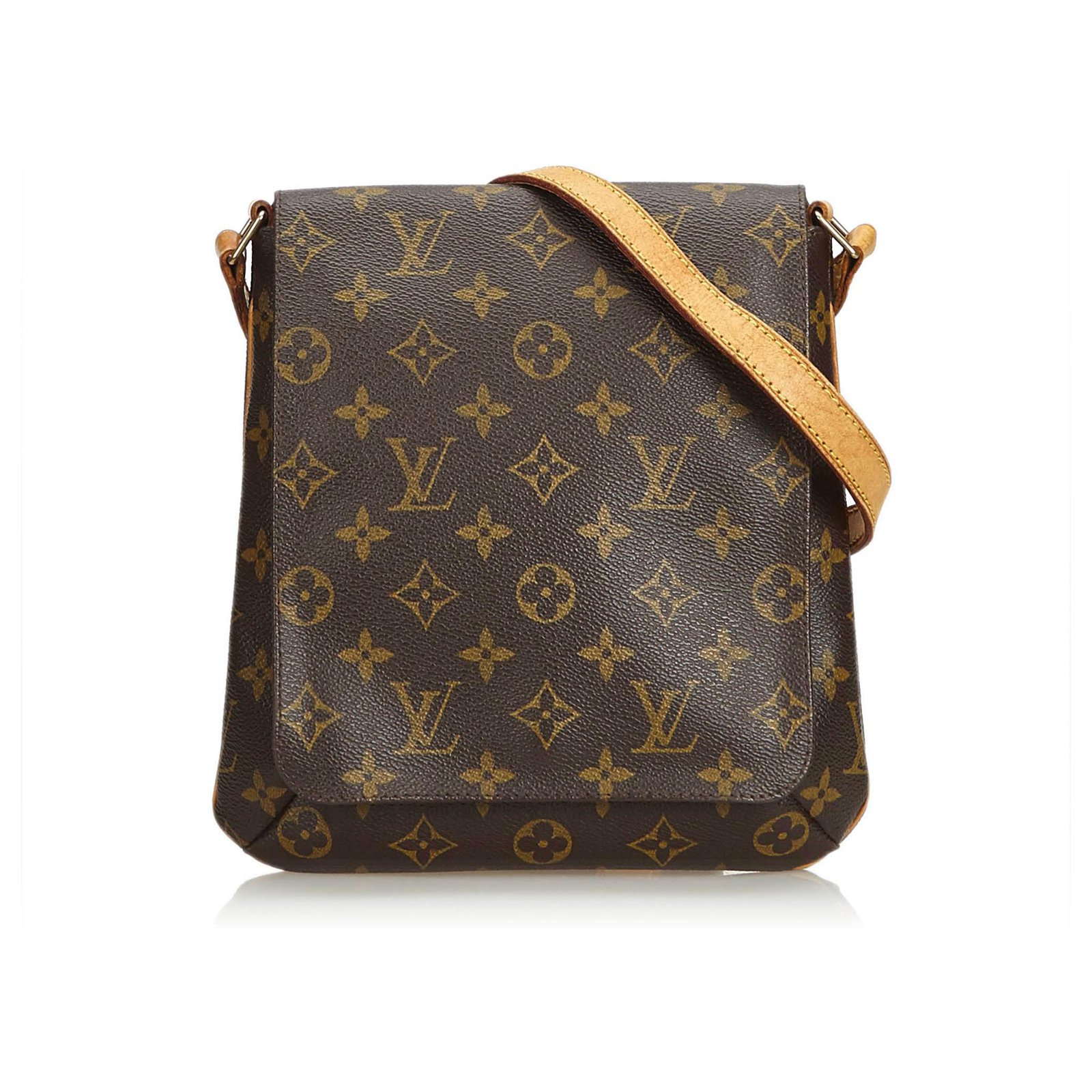 Louis Vuitton Musette Salsa Short Strap Brown Cloth ref.833730