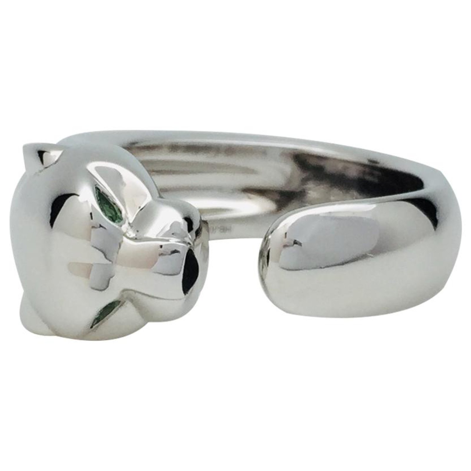 cartier panthere white gold ring
