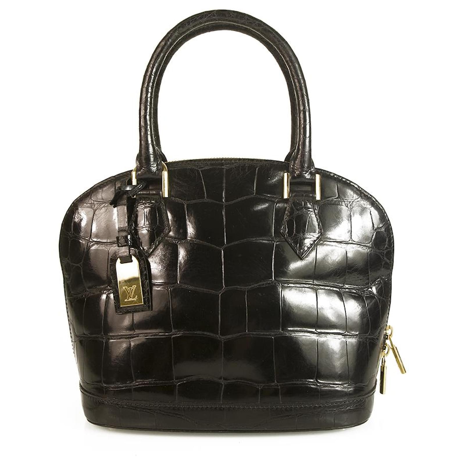 Bolso Louis Vuitton De Piel De Cocodrilo Louis Vuitton Alma Bolso