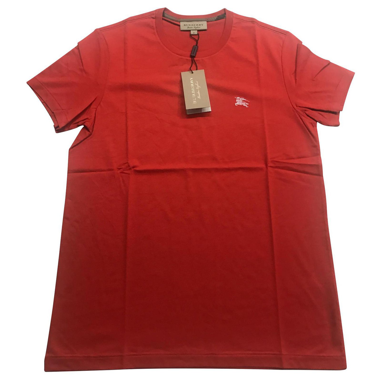 camisa burberry nueva Roja Algodón  - Joli Closet