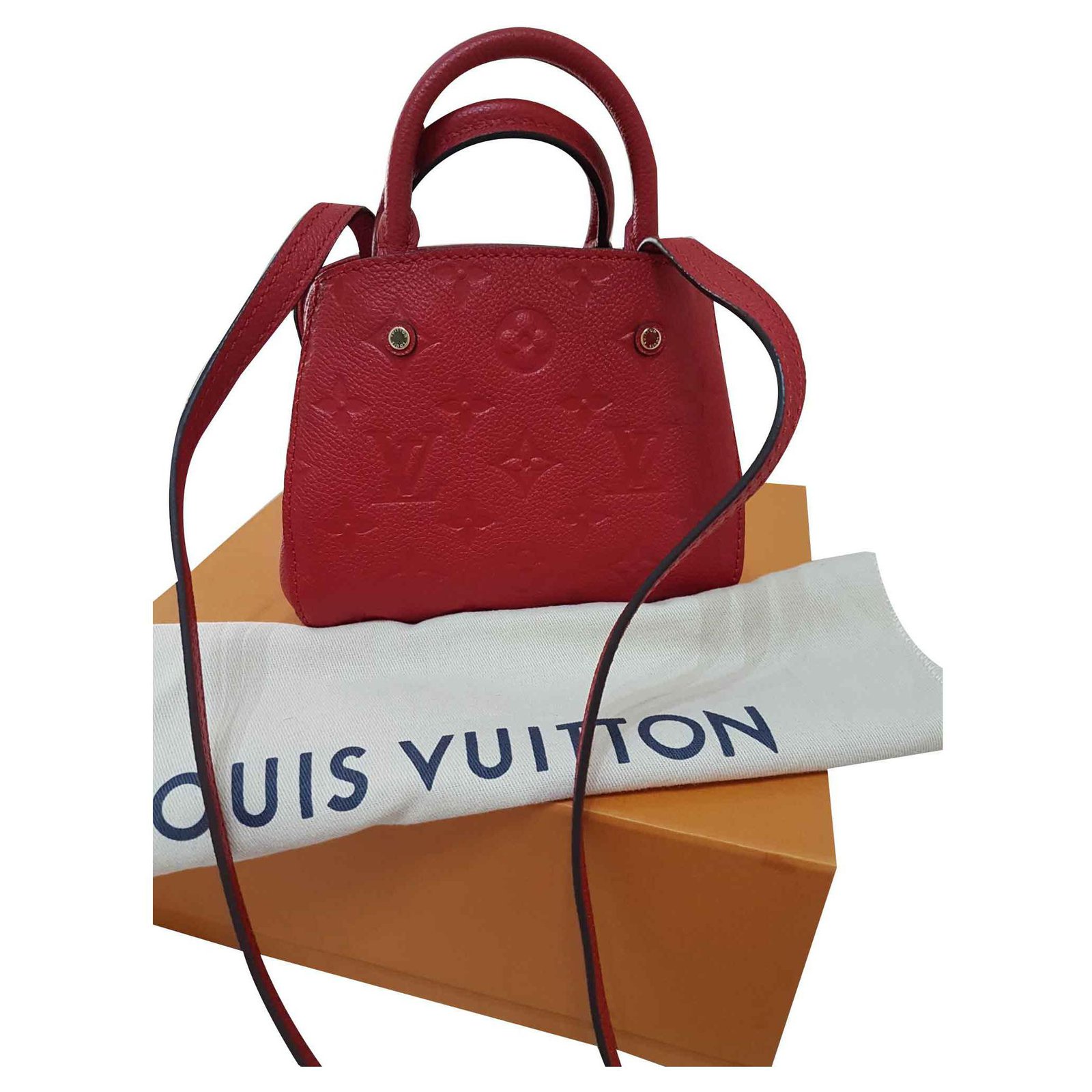 Louis Vuitton bag Red Leather ref.122739 - Joli Closet