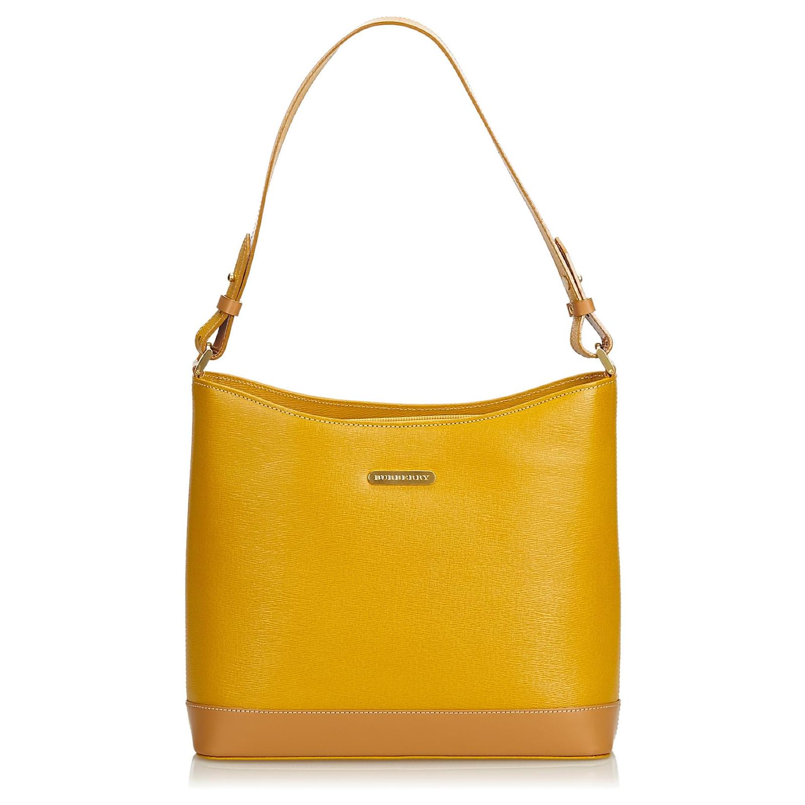 Borse Burberry in Pelle Giallo - 21096441