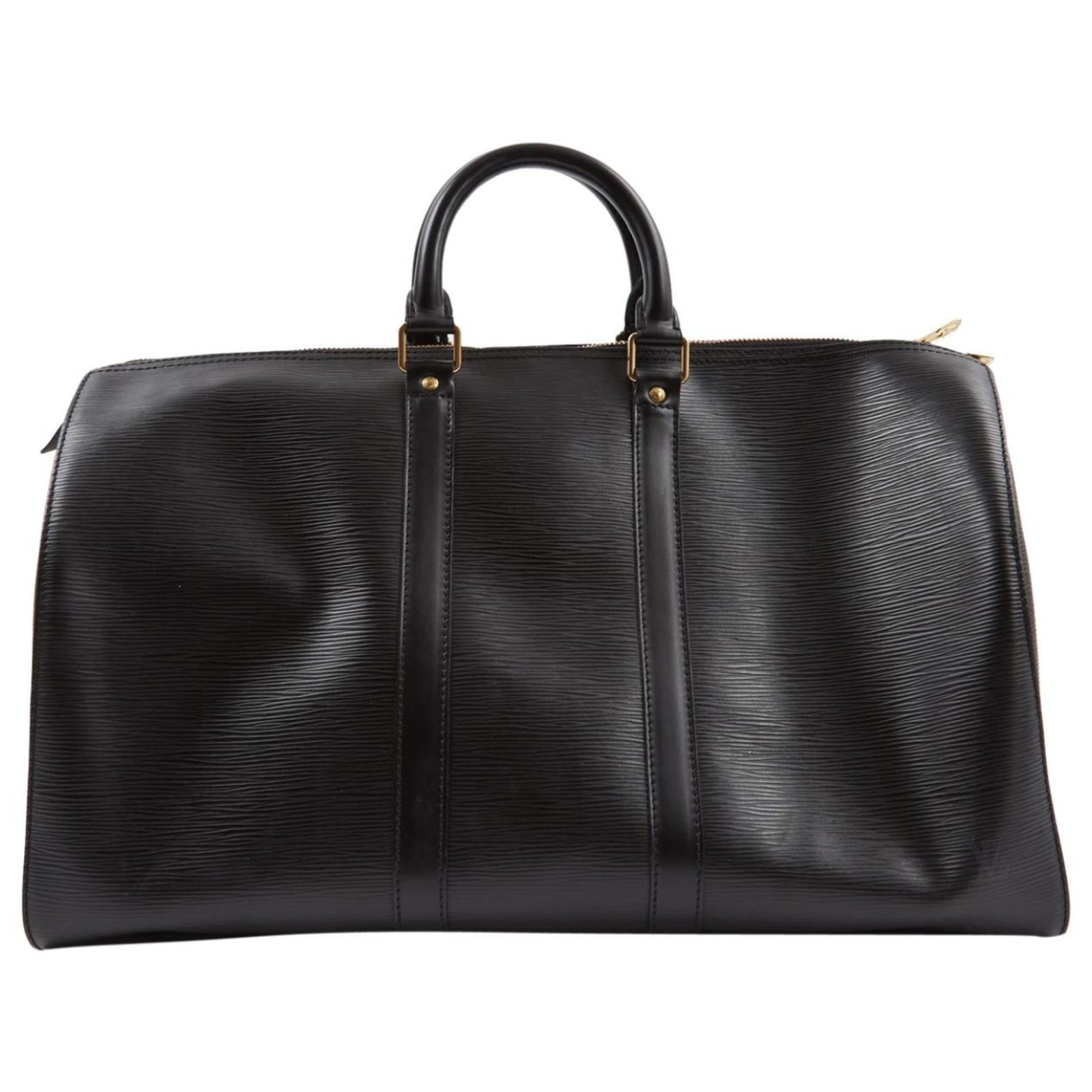 Louis Vuitton Keepall travel bag 45 in black epi leather -101107