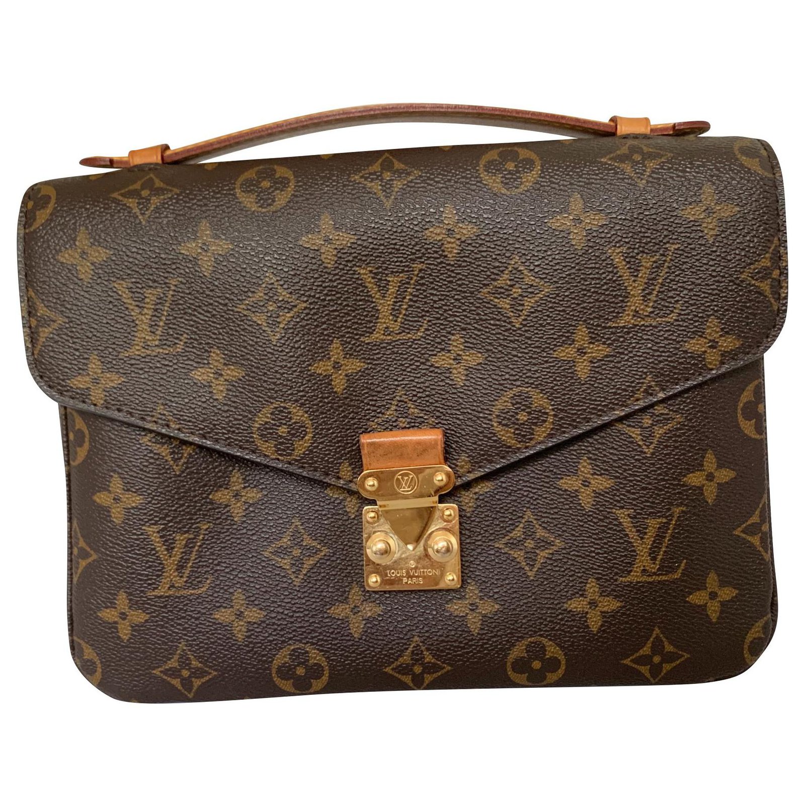 Metis Cloth Bag Louis Vuitton Brown In Cloth