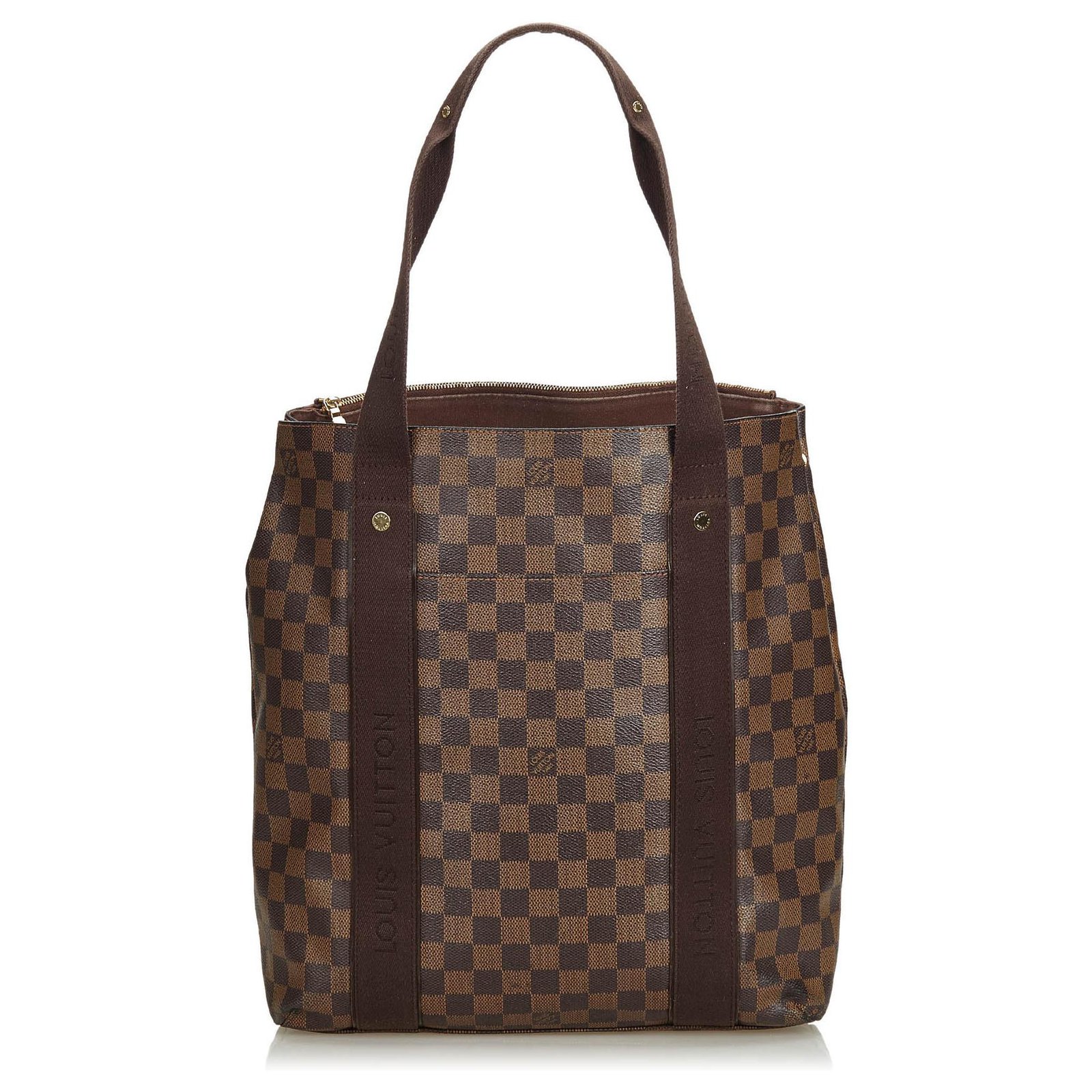 Louis Vuitton Brown Damier Cabas Beaubourg Tote Bag Cloth ref.123309 - Joli  Closet