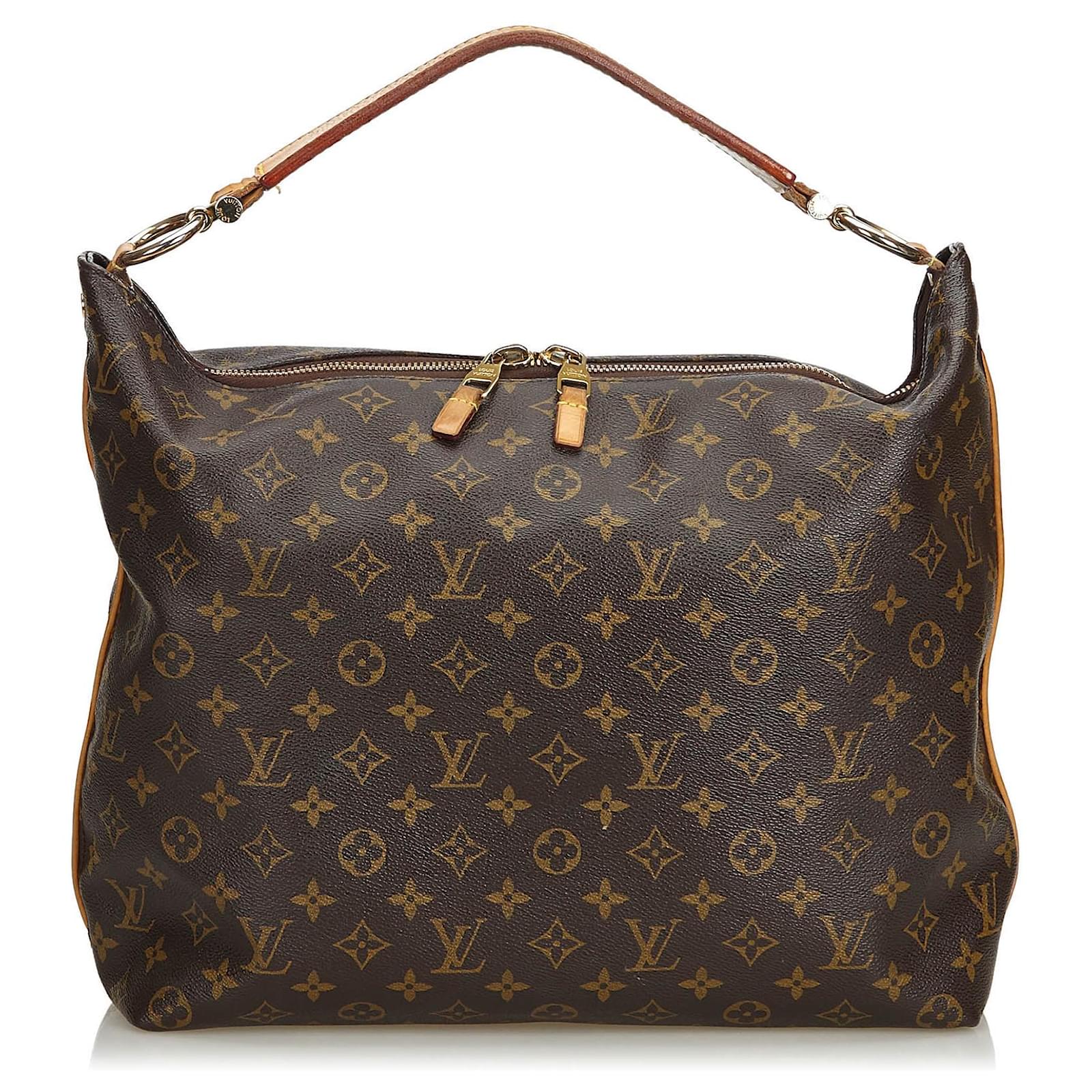LOUIS VUITTON SULLY MM Monogram Borsetta CANVAS BAG ORO DONNA borsa sac LV  EUR 990,00 - PicClick IT