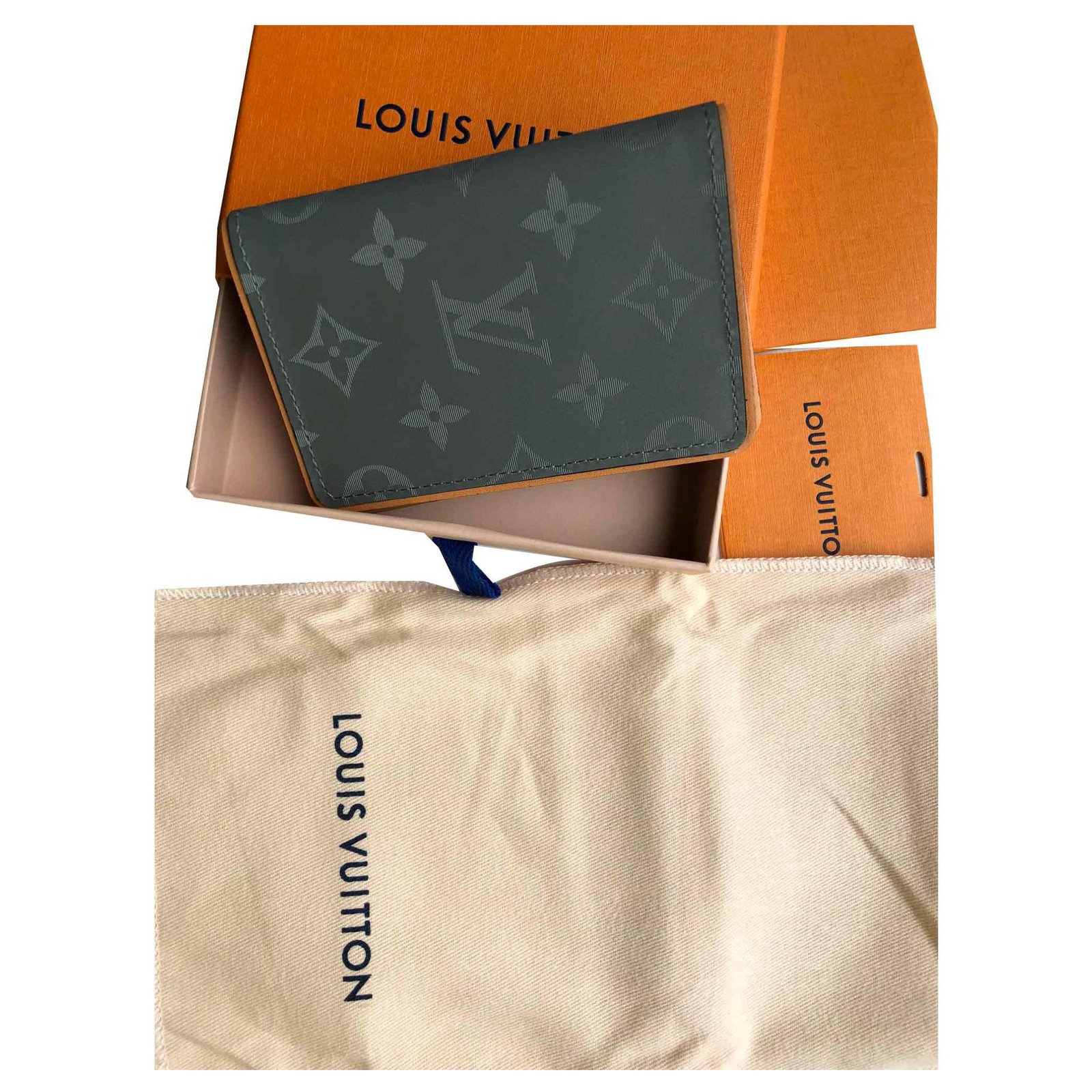 Louis Vuitton Kim Jones titanium collection pocket organizer for