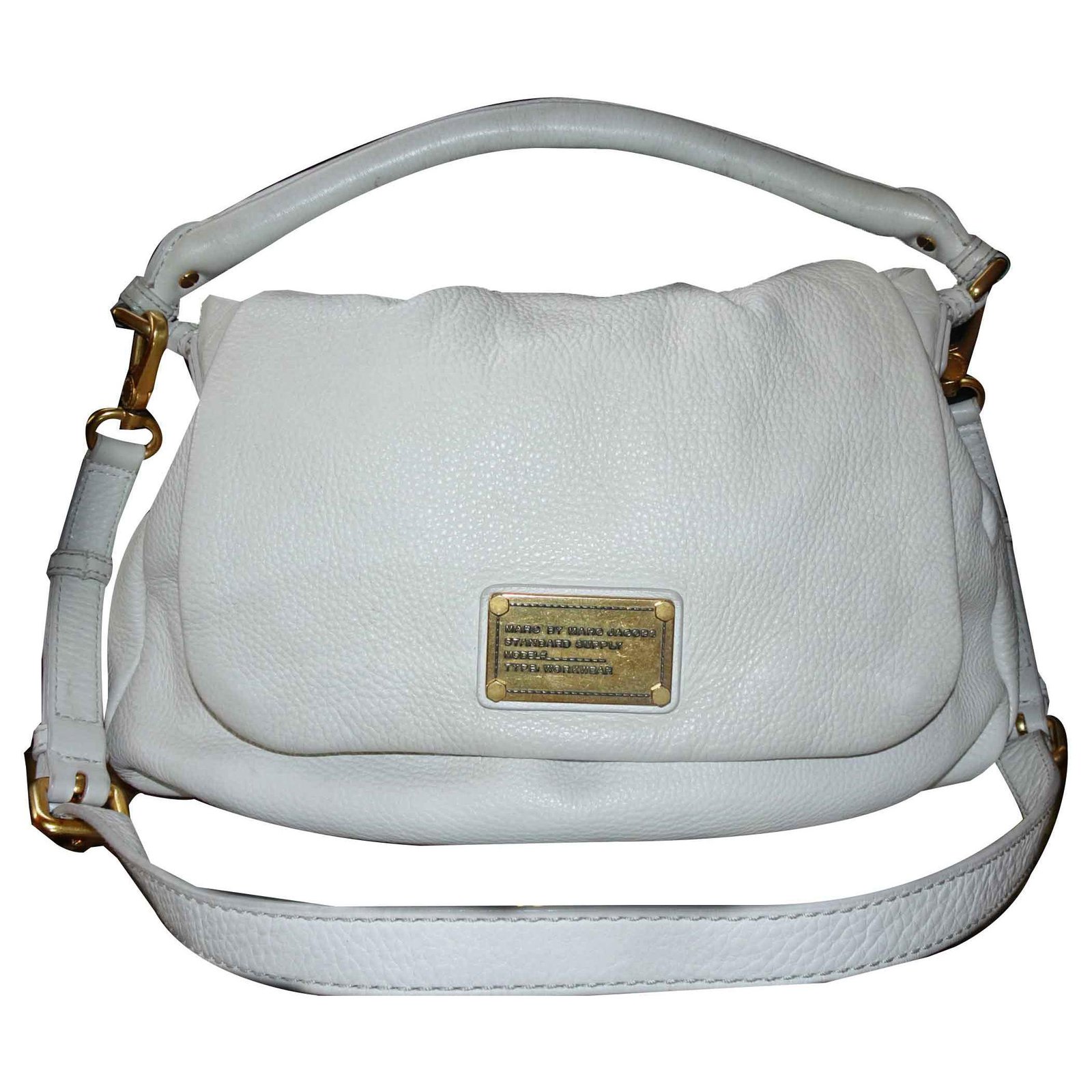 Marc by Marc Jacobs Classic Q Lil Ukita bag White Leather ref