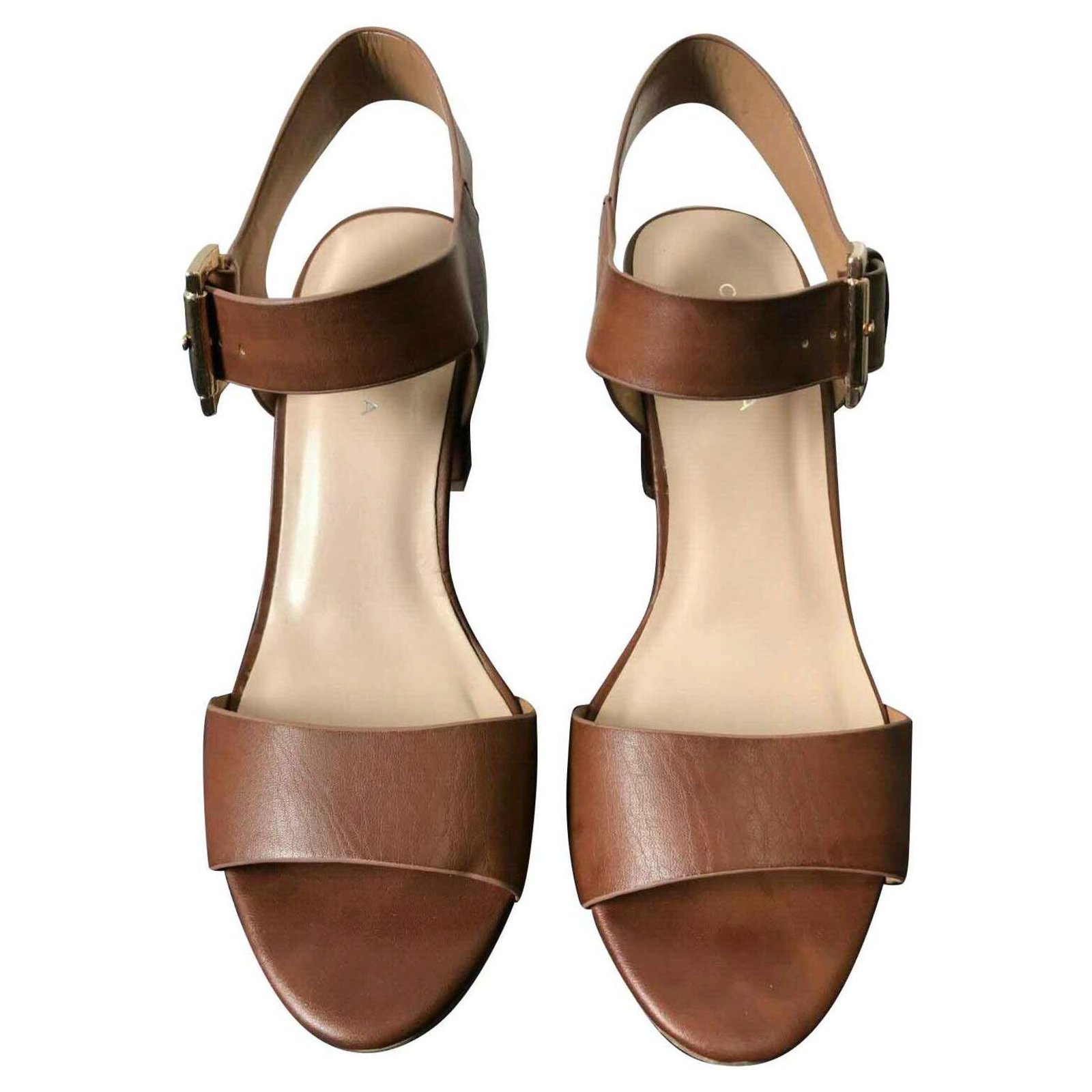 Tan Brown Sandal Heels - Buy Tan Brown Sandal Heels online in India