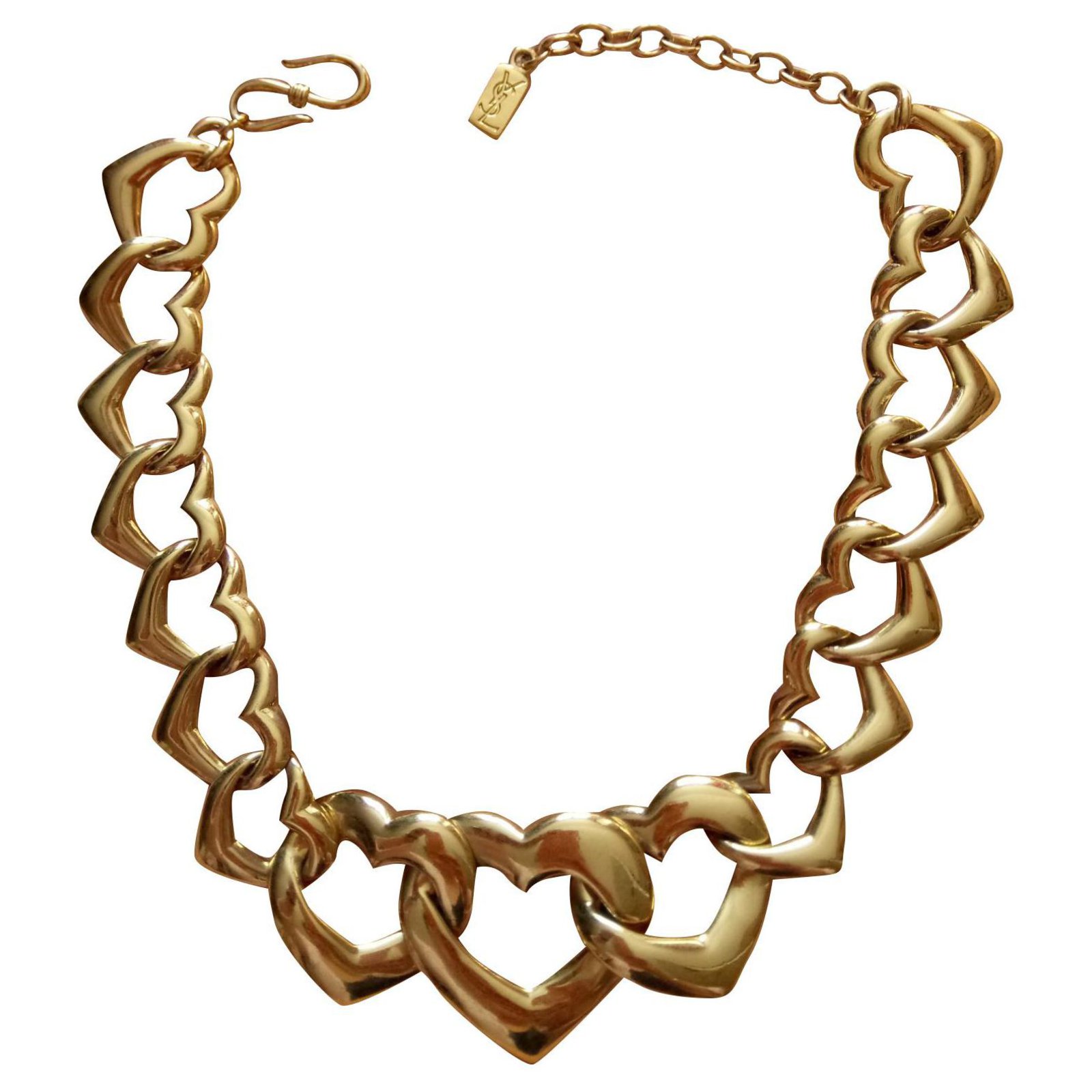 YVES SAINT LAURENT In Love Again Heart Pendant YSL In Love Again necklace |  eBay