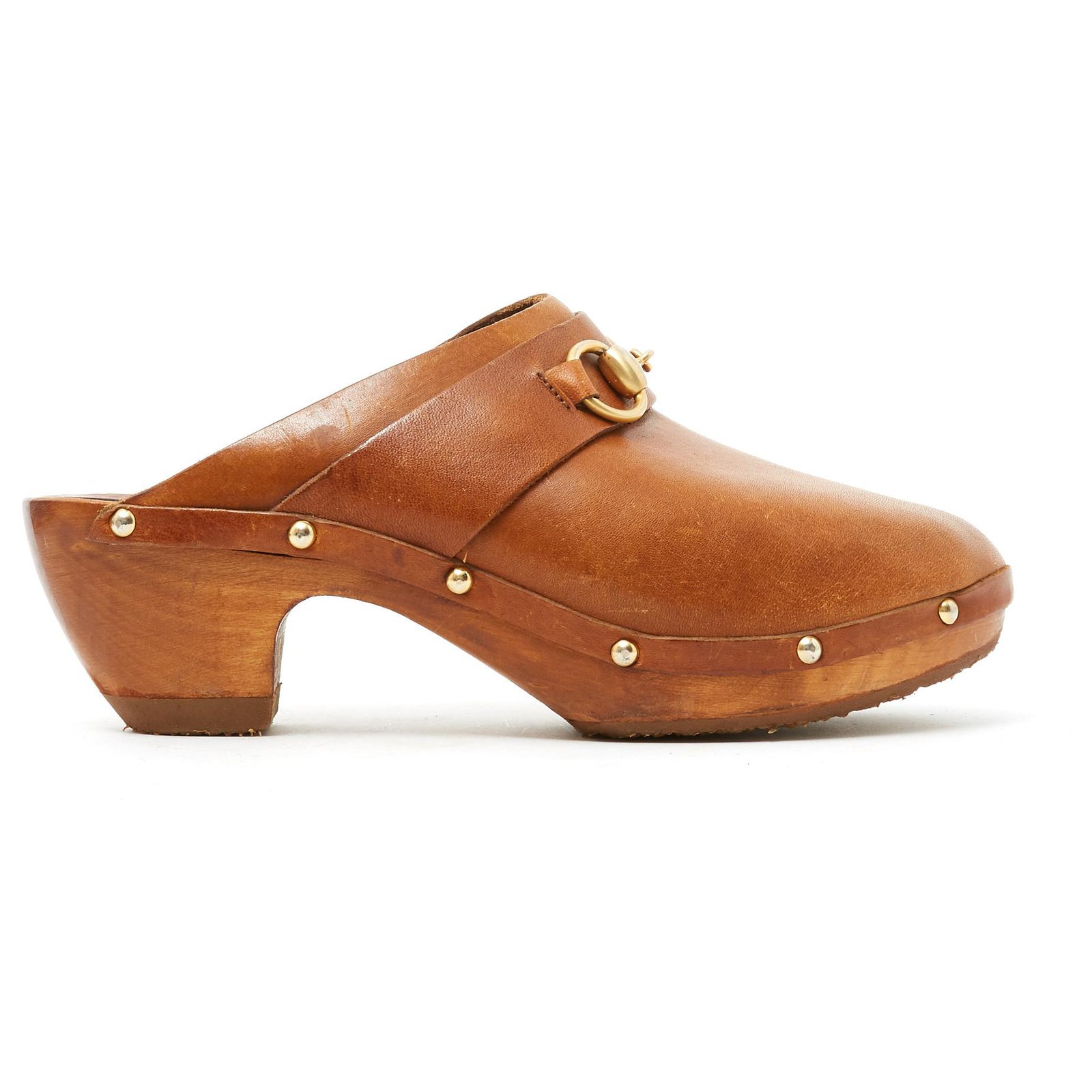 gucci wooden clogs