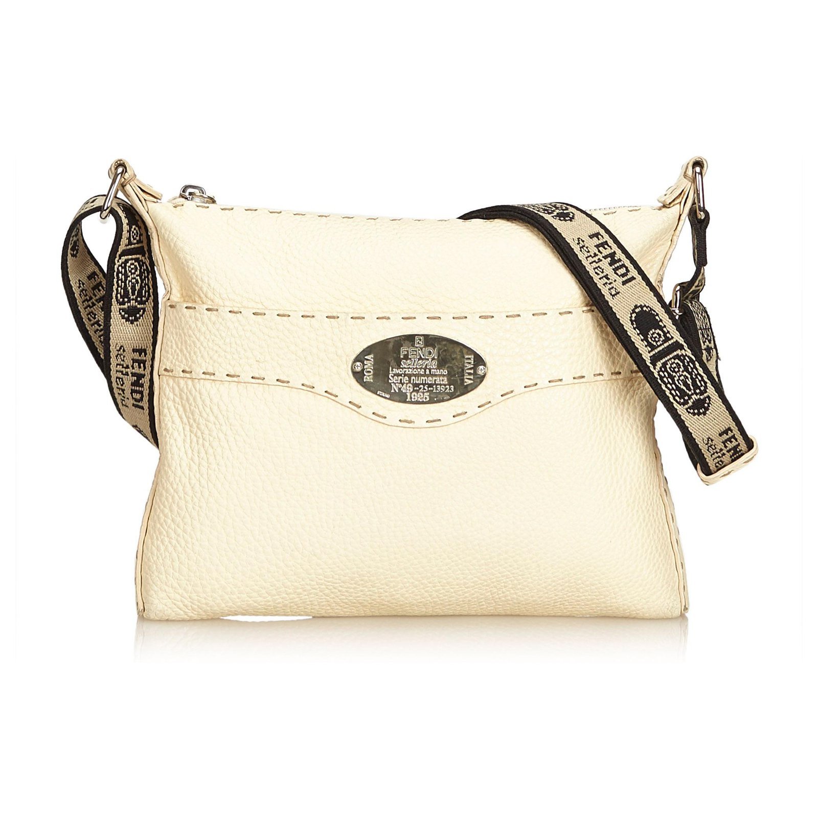 white fendi crossbody