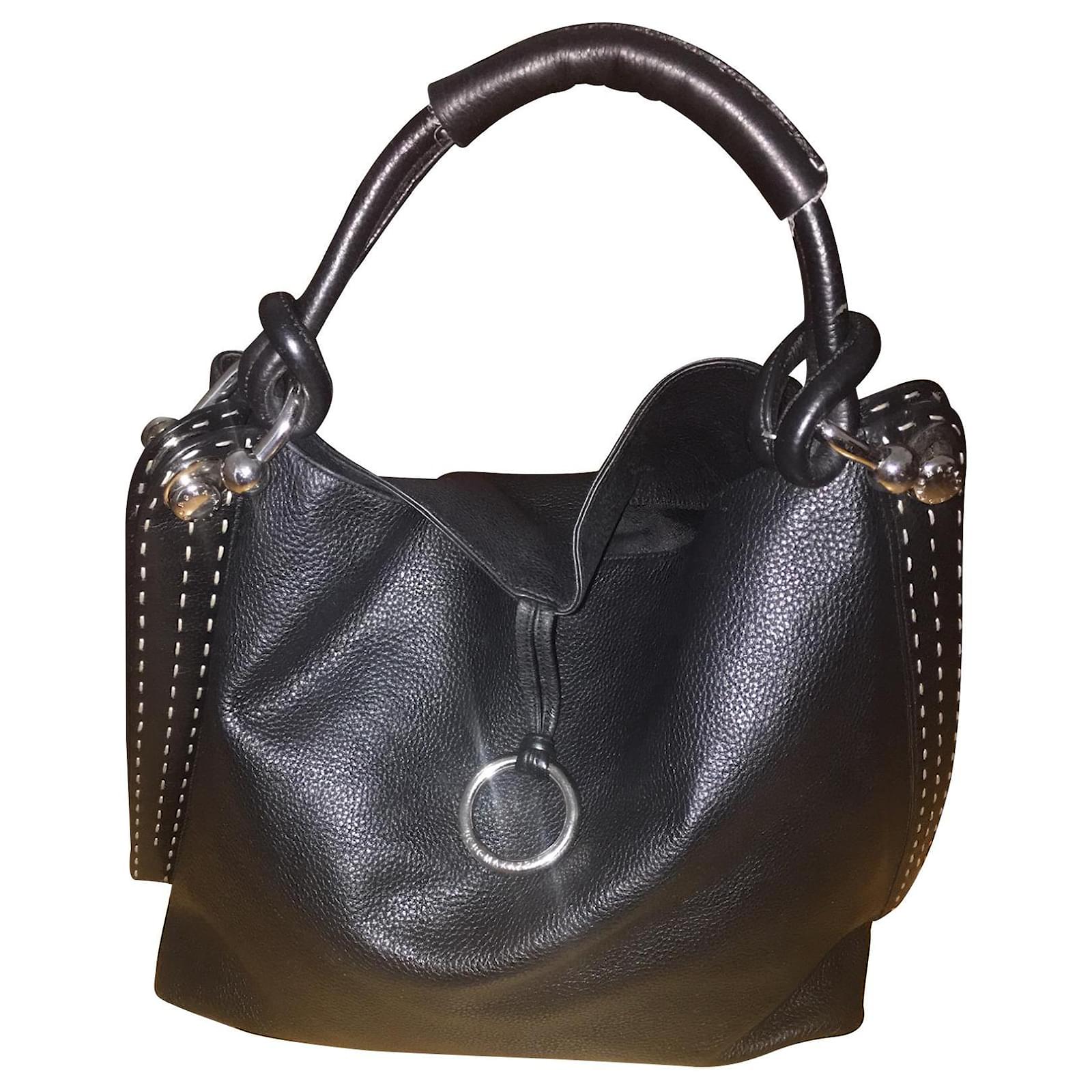 Bcbg Max Azria Handbags Black Lambskin ref.124530 - Joli Closet