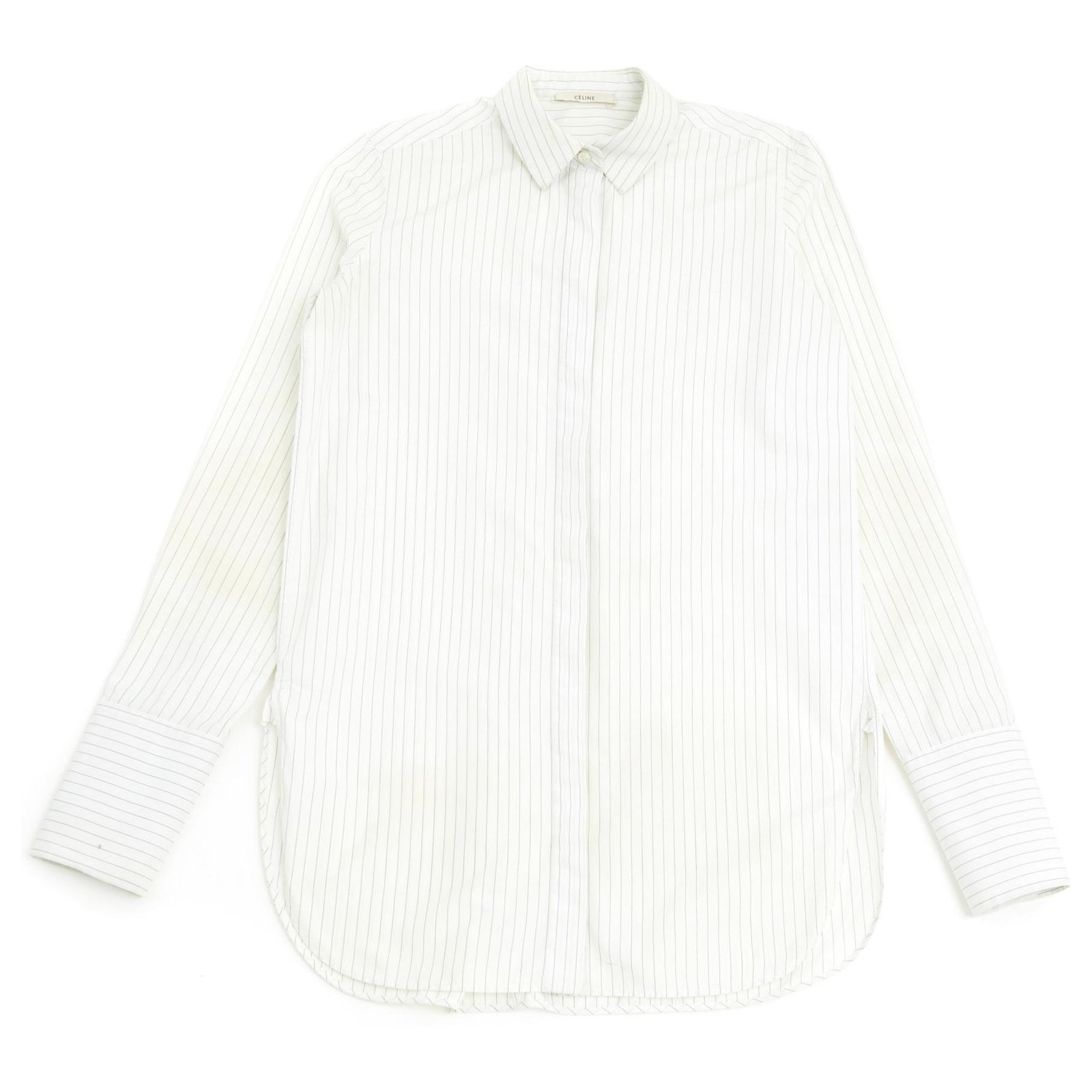 Céline TENNIS FR38 Phoebe Philo White Cotton ref.124615 - Joli Closet