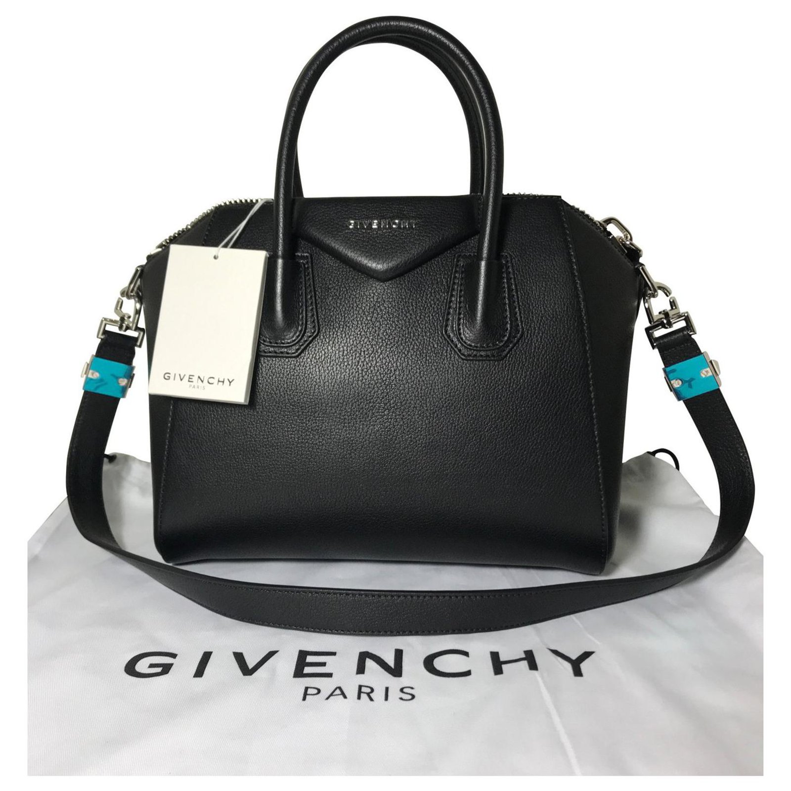 Givenchy Antigona Mini Black Leather Bag