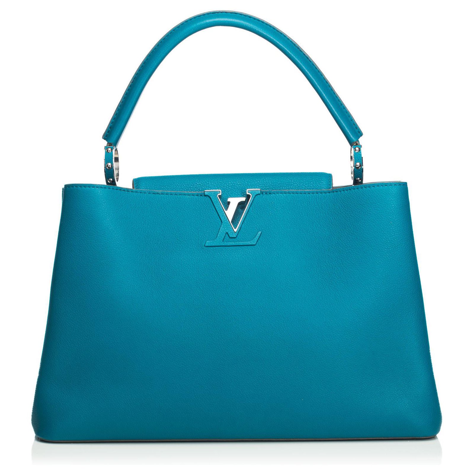 Capucines MM Bag - Luxury Capucines Blue