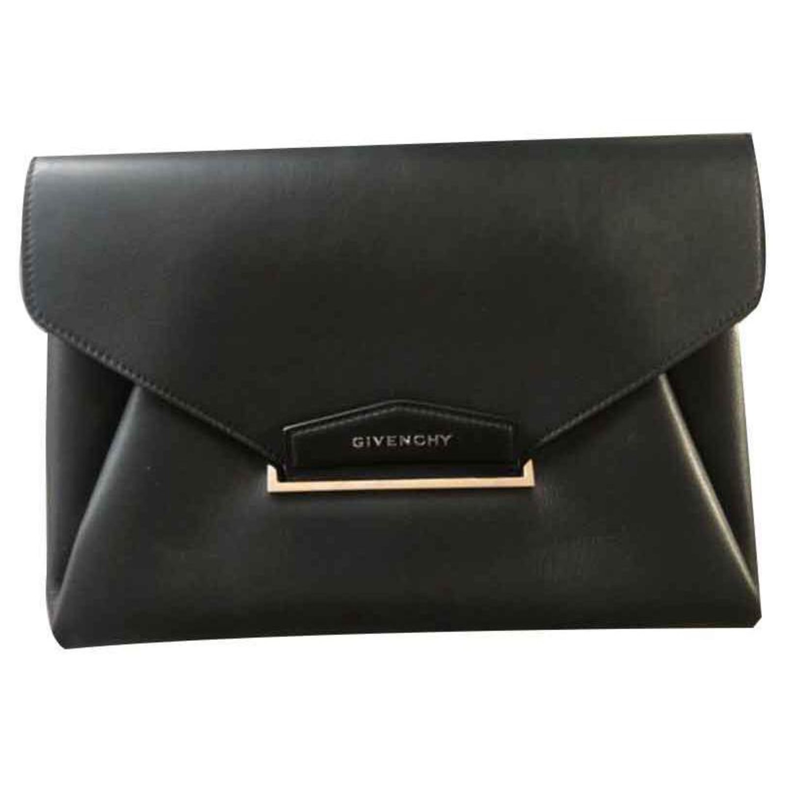 Clutch Antigona Givenchy Black Leather ref.125399 - Joli Closet