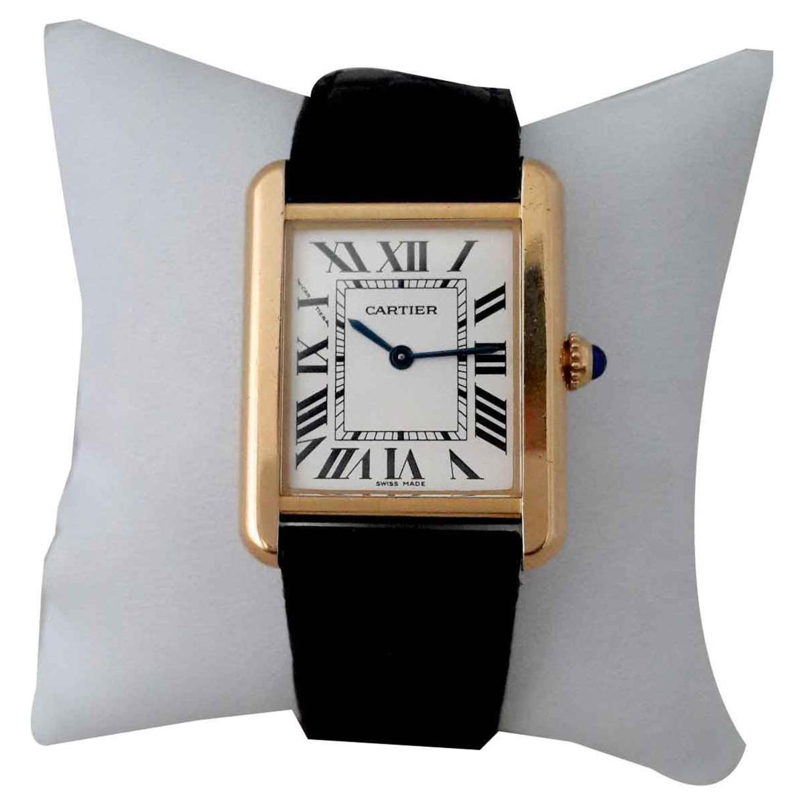 cartier tank solo or jaune