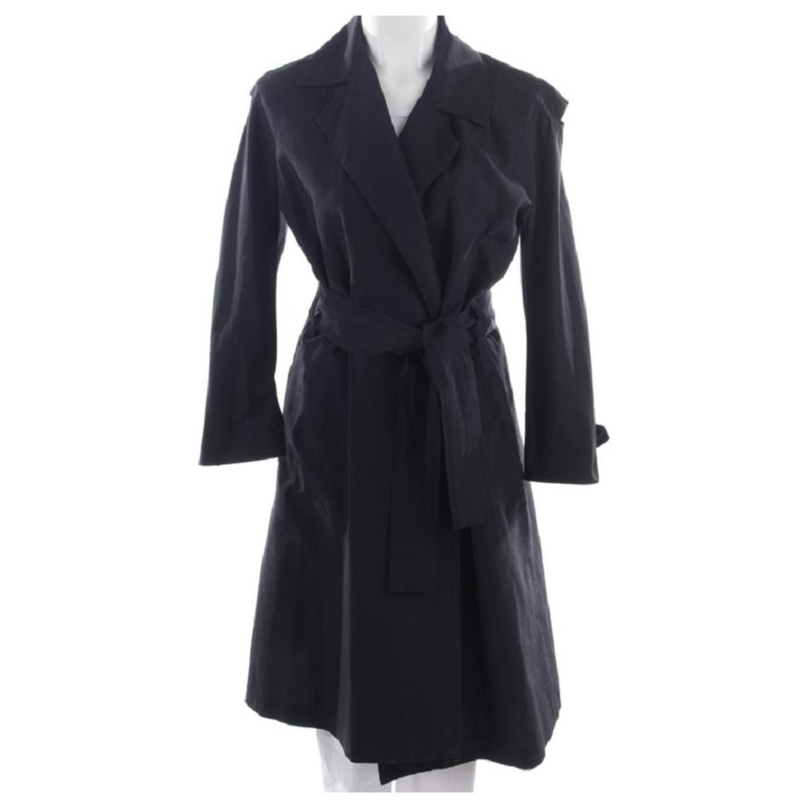 Yohji Yamamoto Trench coats Black Silk Cotton ref.125515 - Joli Closet