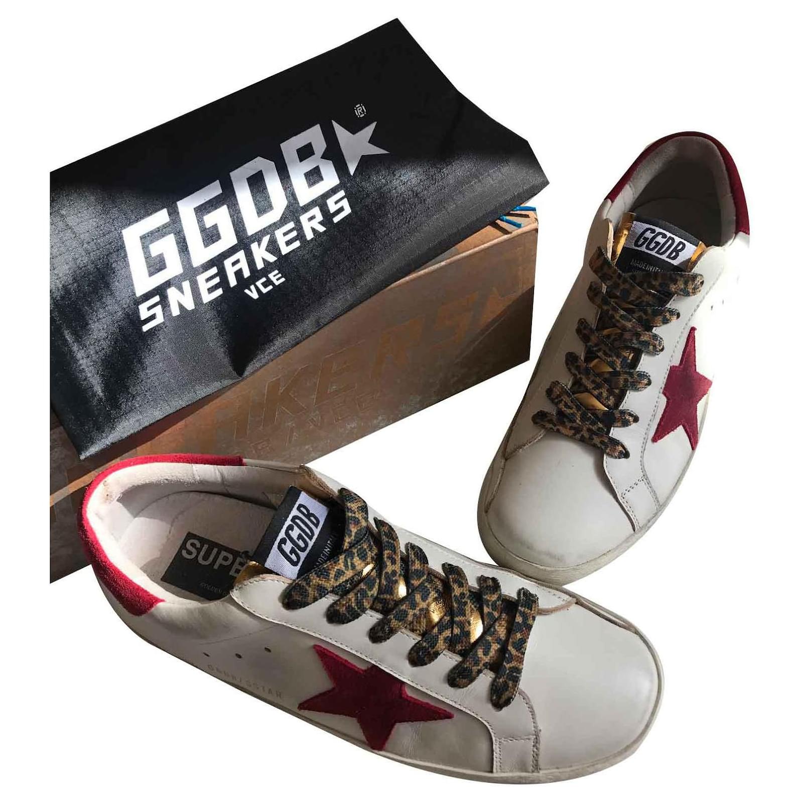 golden goose sneakers red laces