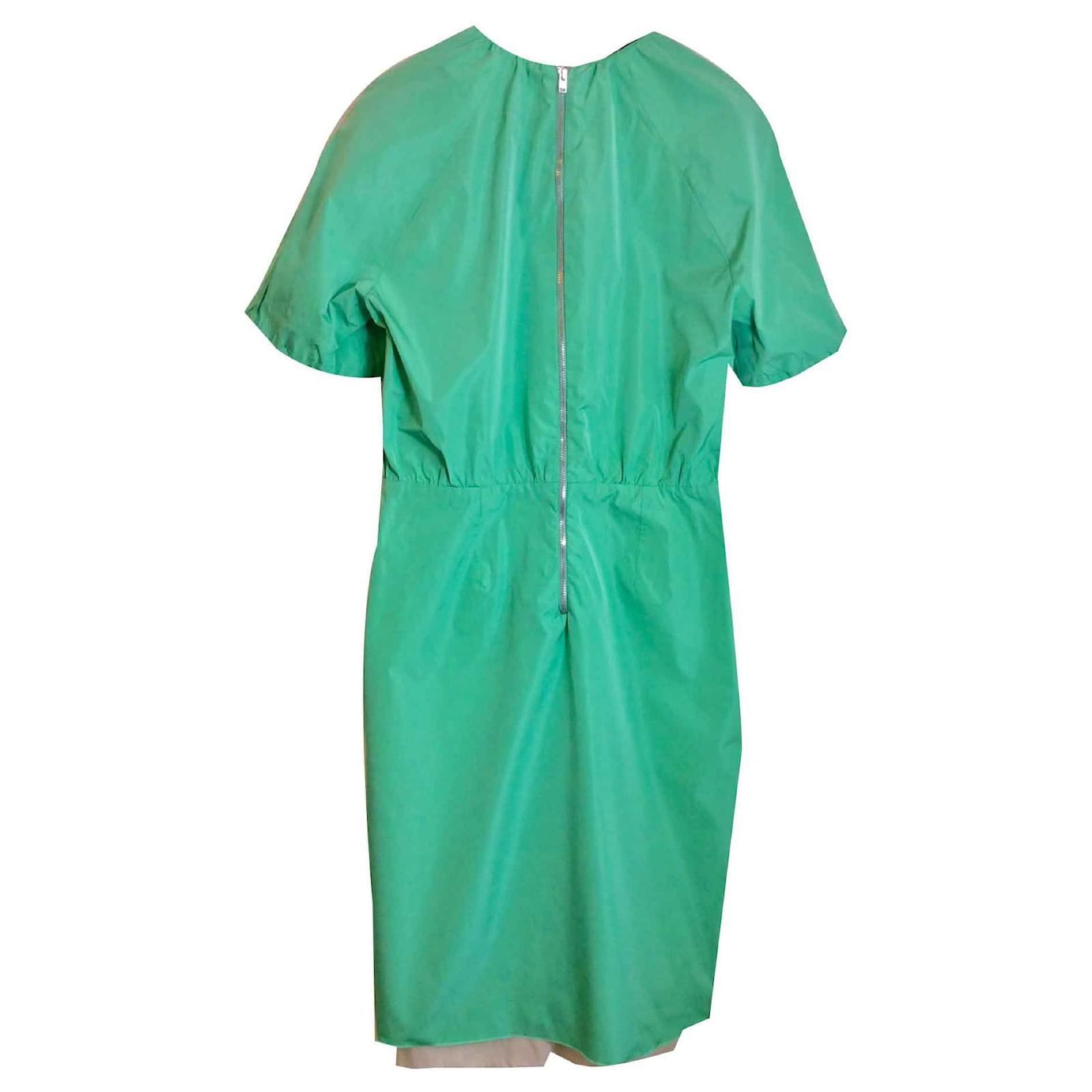 Acne green dress Polyester ref.JC125649 (Sold) - Joli Closet