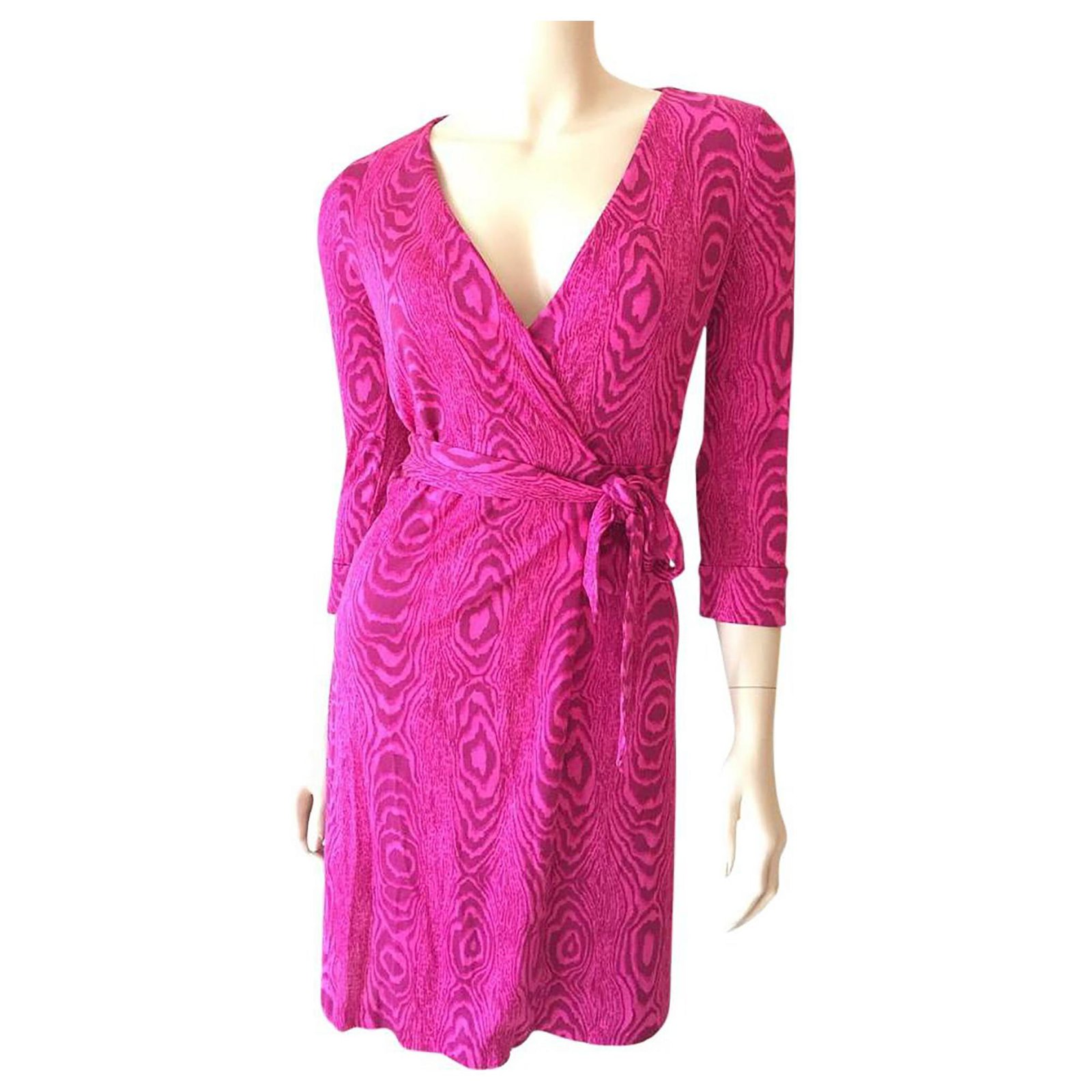 diane von furstenberg pink dress
