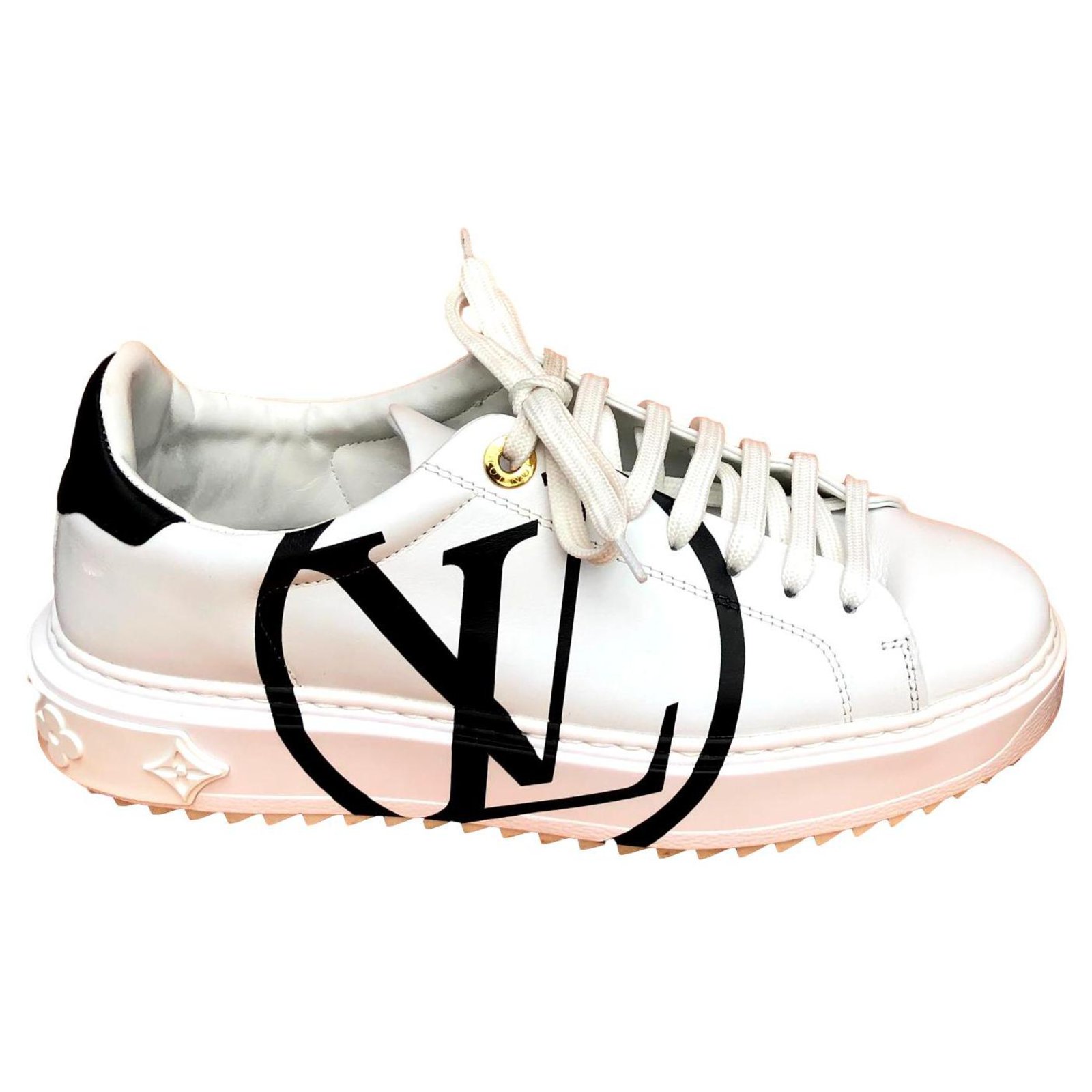 Louis Vuitton Time Out Leather Sneakers - Closet Upgrade