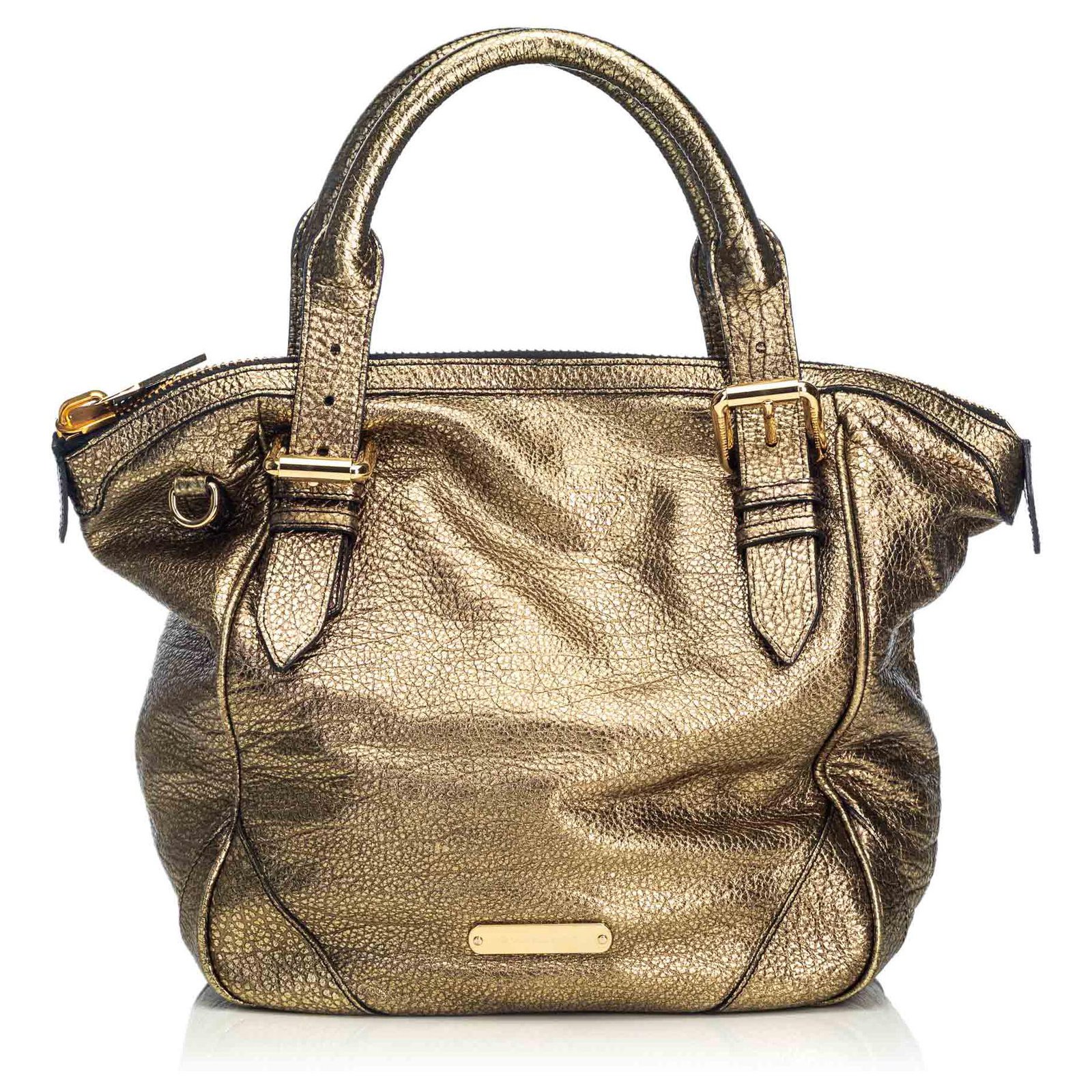 burberry gold handbag