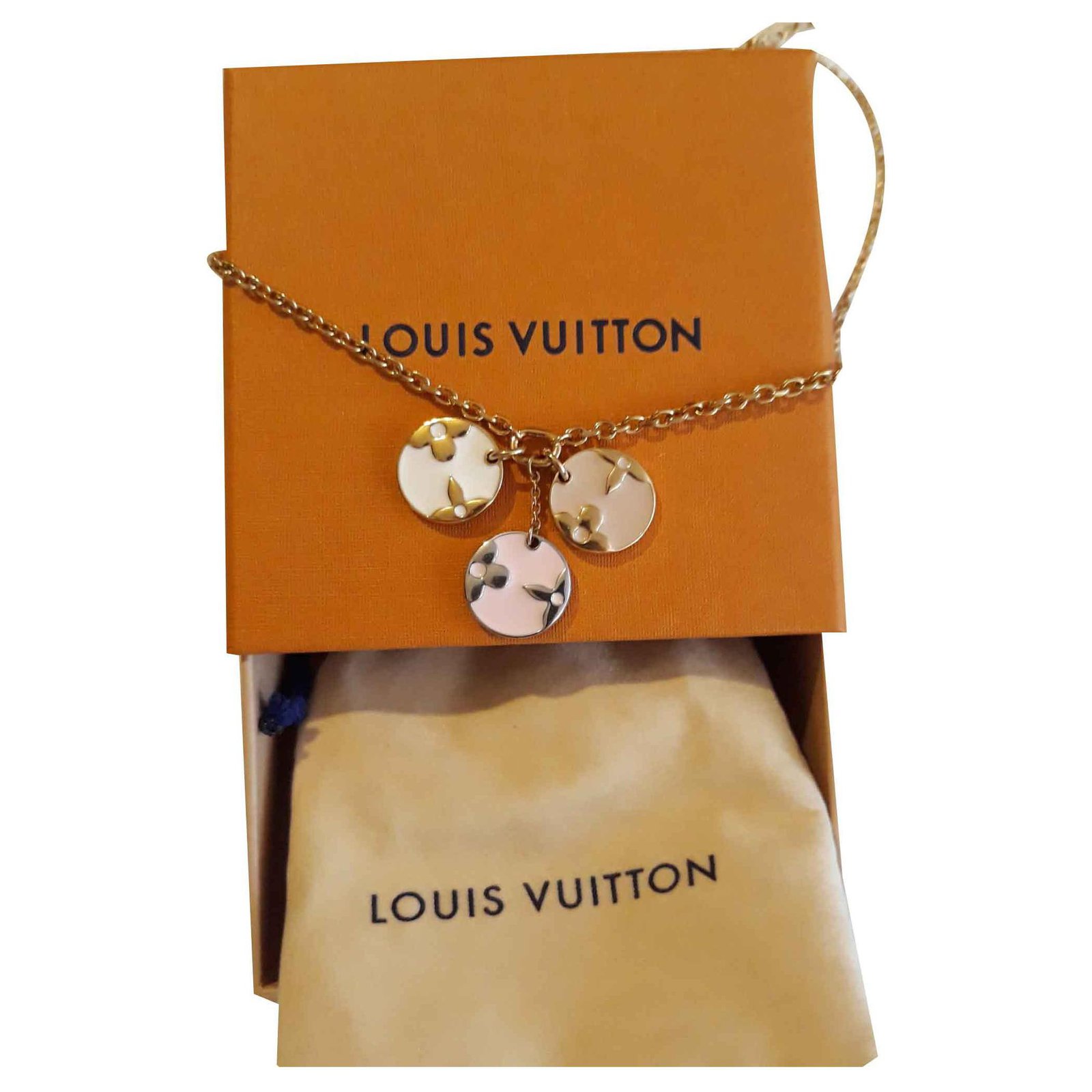 Louis Vuitton Miss LV necklace Golden ref.126384 - Joli Closet