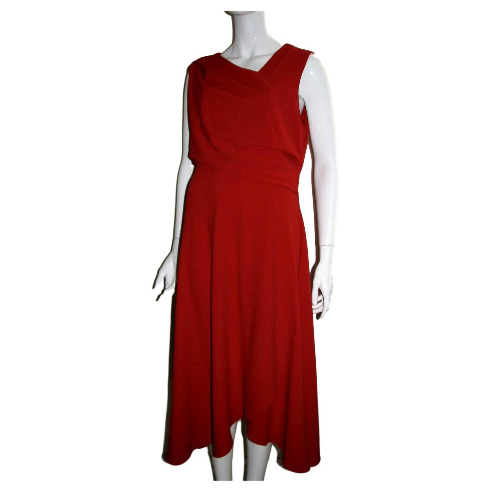 Donna karan hotsell red dress