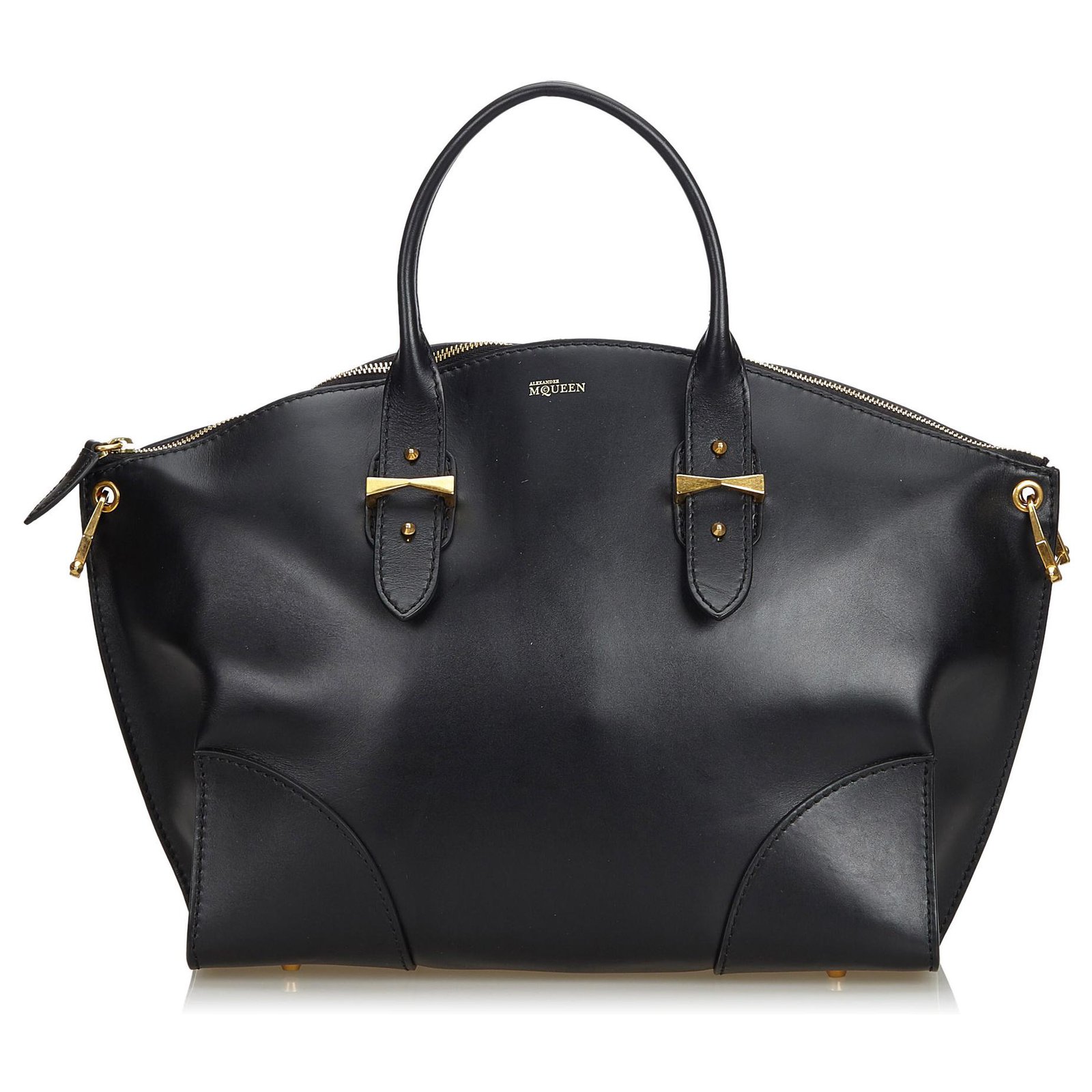 alexander mcqueen black handbag