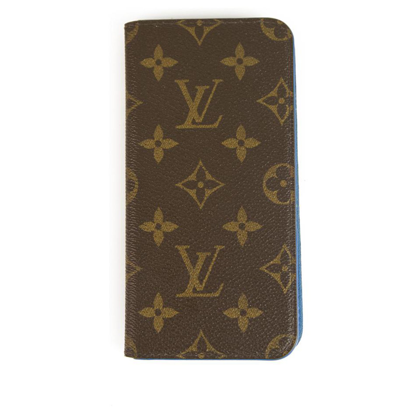 Louis Vuitton Monogram 7 Plus Iphone Folio Case - Brown