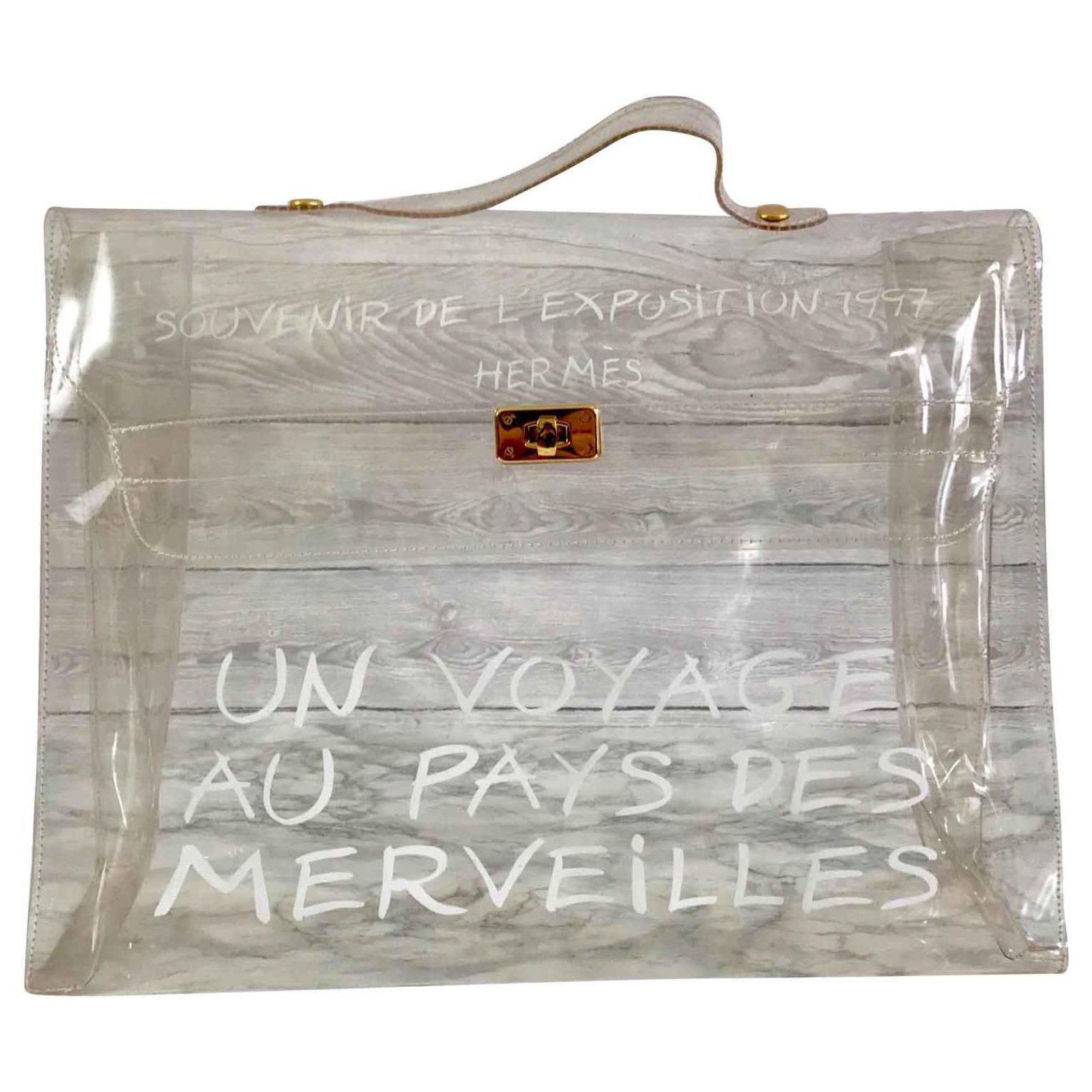 hermes 1997 transparent kelly bag