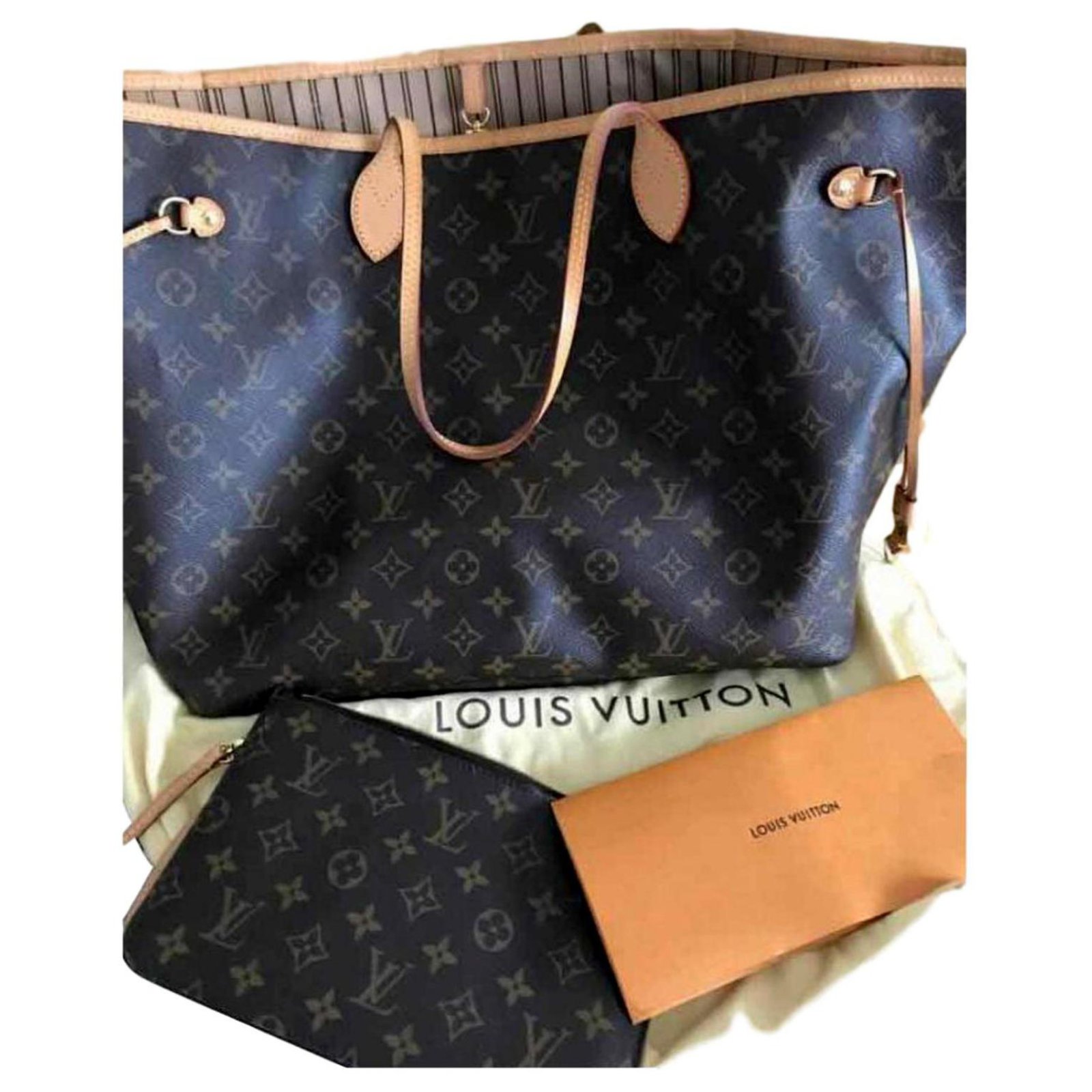 Louis Vuitton Neverfull GM Brown ref.128651 - Joli Closet