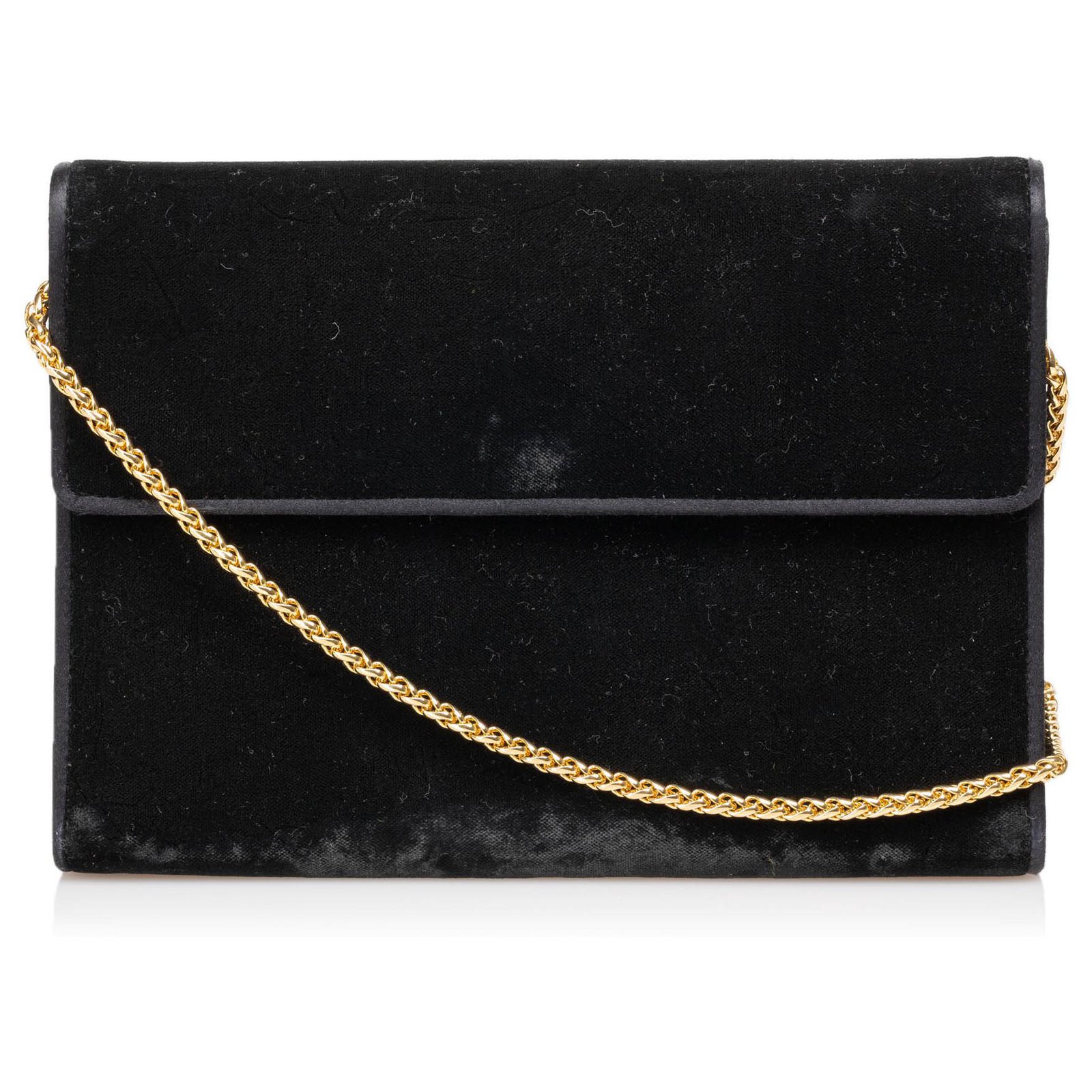 gucci black purse with chain