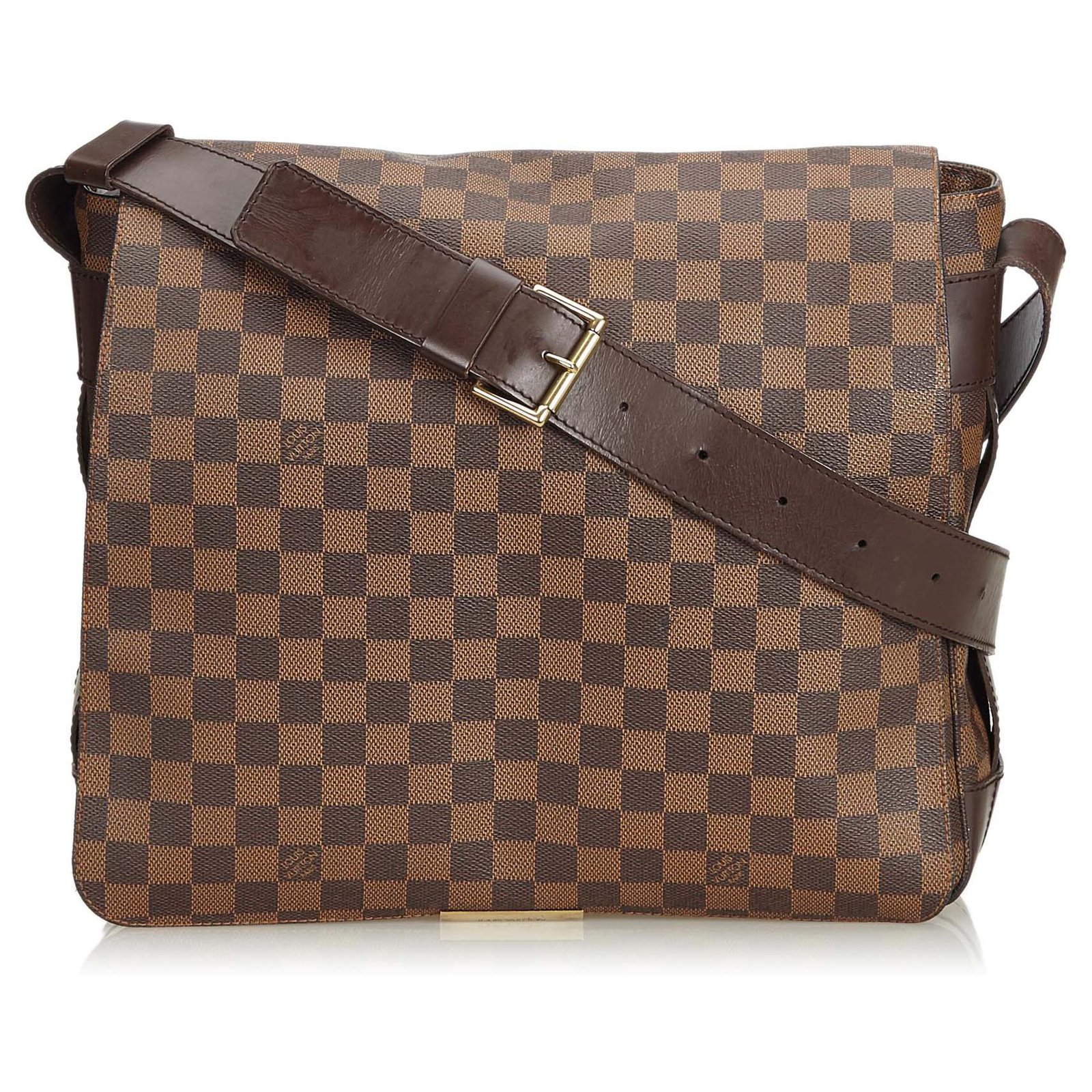 Louis Vuitton Damier Ebene Bastille Messenger Bag Brown Cloth ref.834155 -  Joli Closet