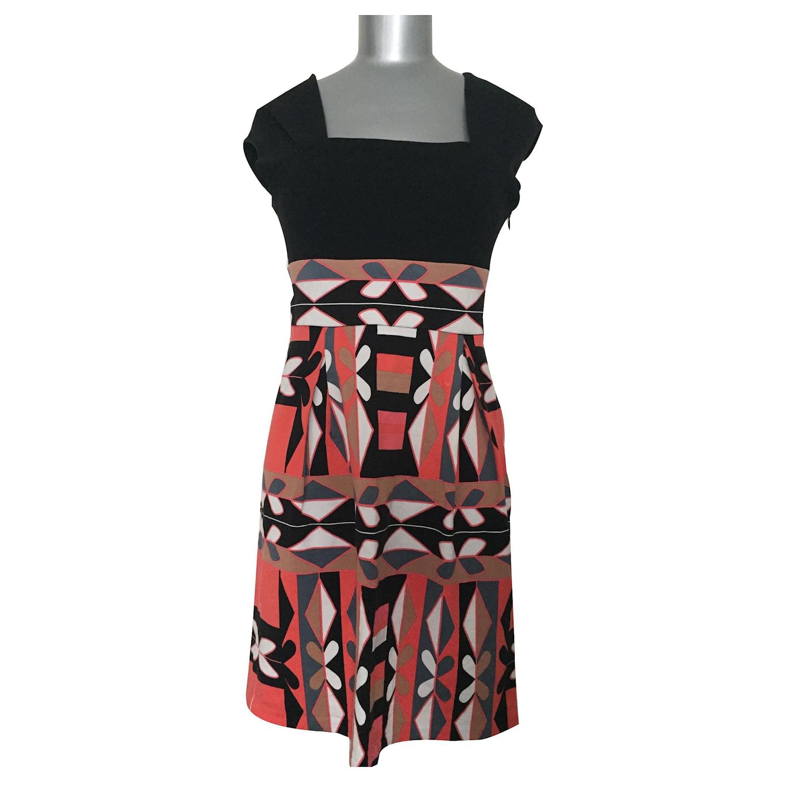 sachin and babi light blue dress Tropical Wool Tie Front Dress  On Sale Now with Up to 75% Off