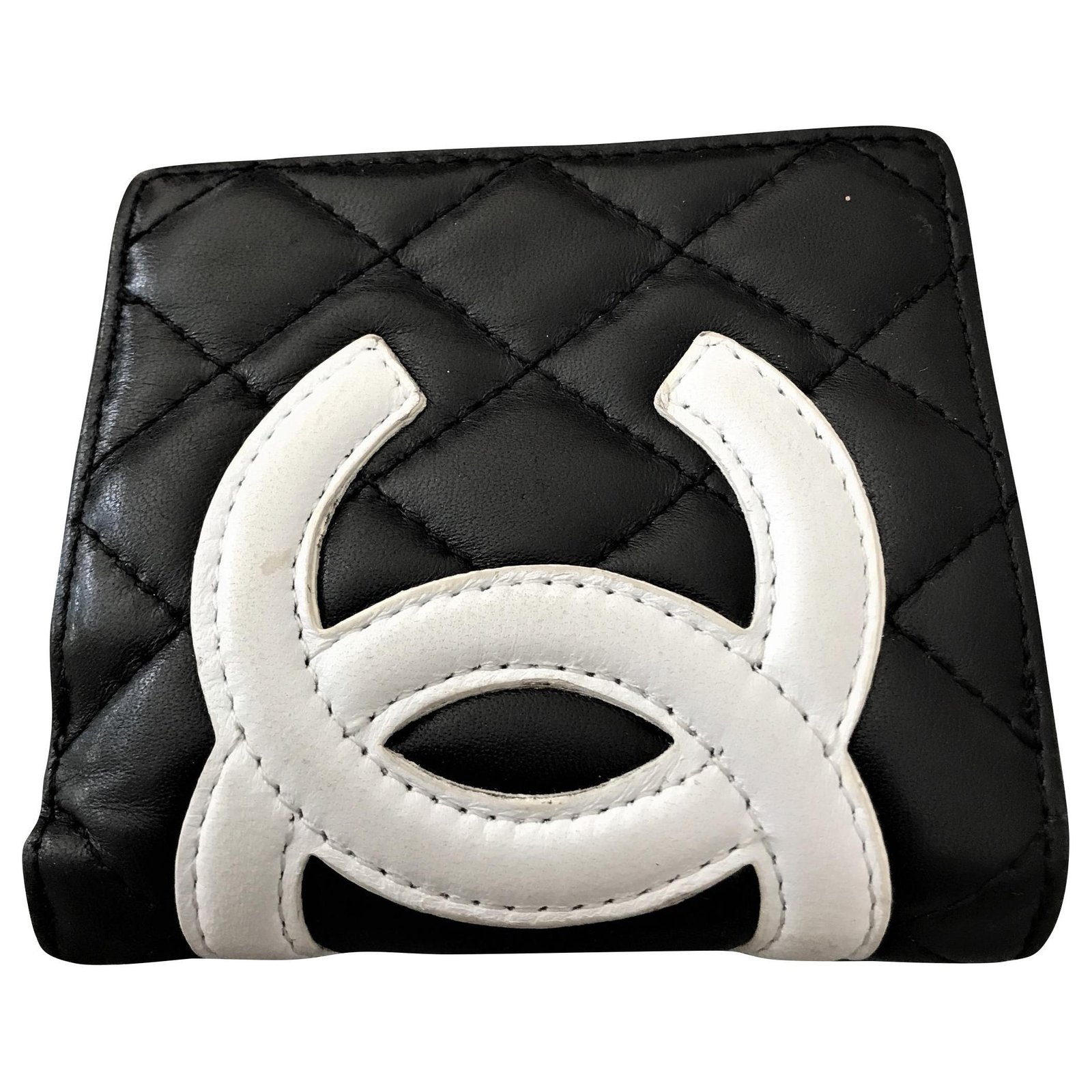 Chanel - Authenticated Cambon Wallet - Leather Black for Women, Very Good Condition