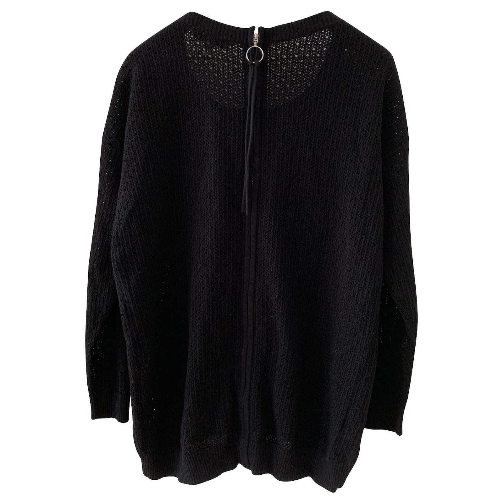 sandro black sweater