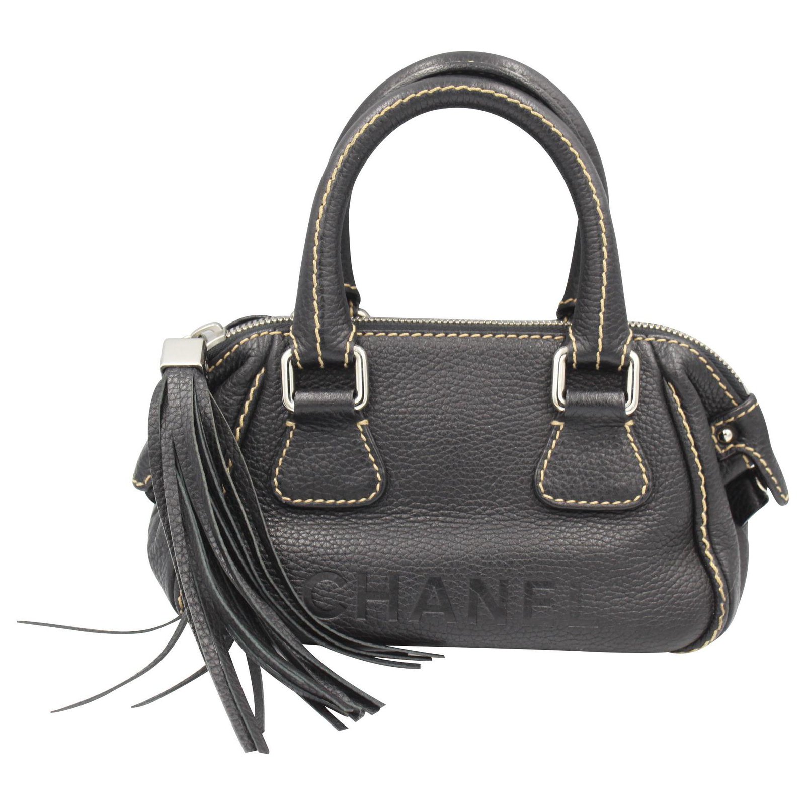 Chanel Speedy Black Leather ref.129005 - Joli Closet