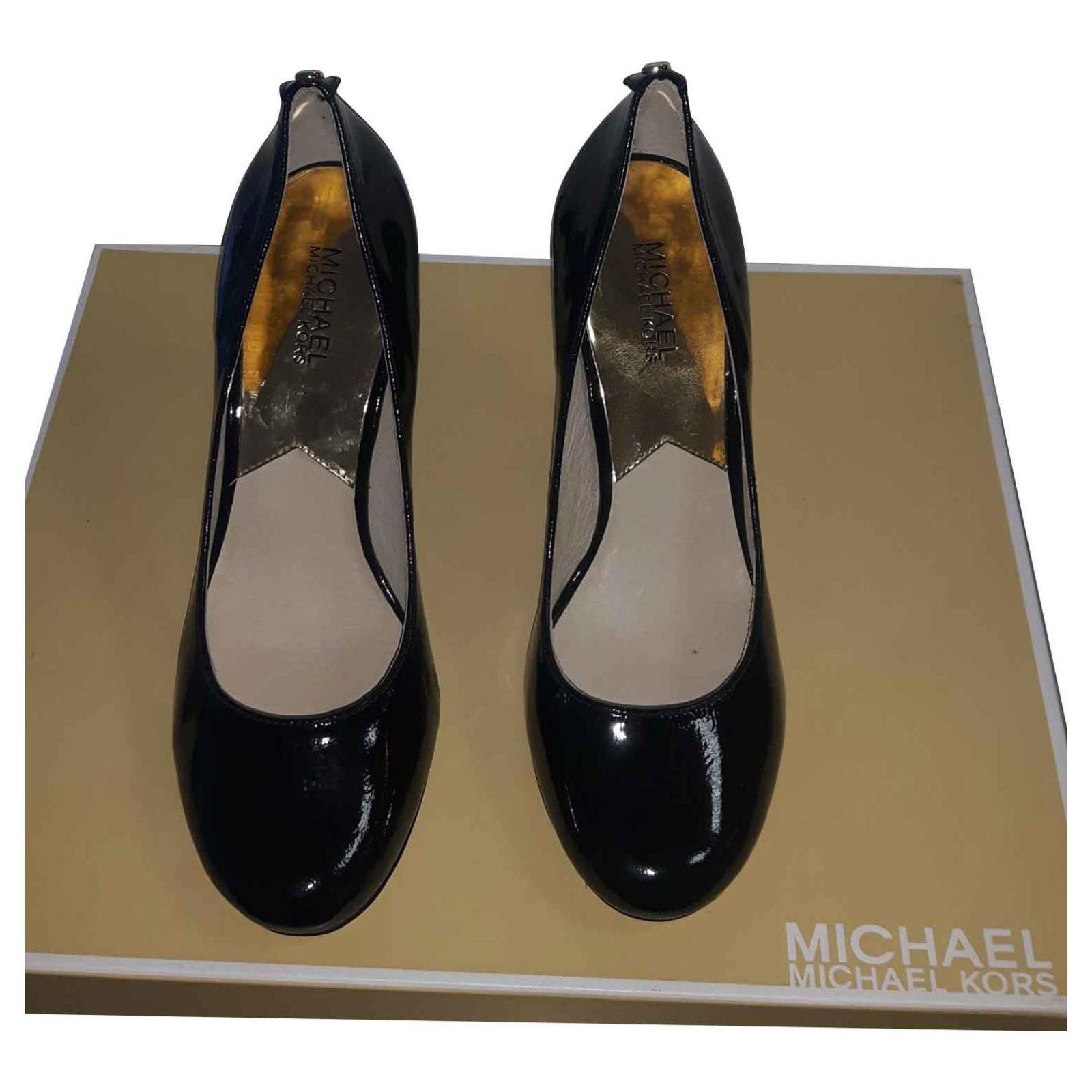 Michael Kors Black heeled shoe MK t40.5 