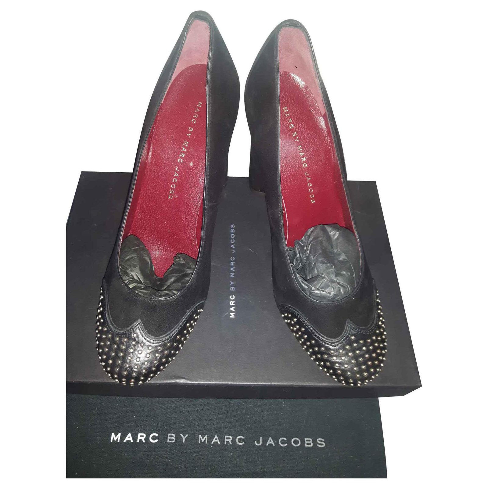marc jacobs black heels
