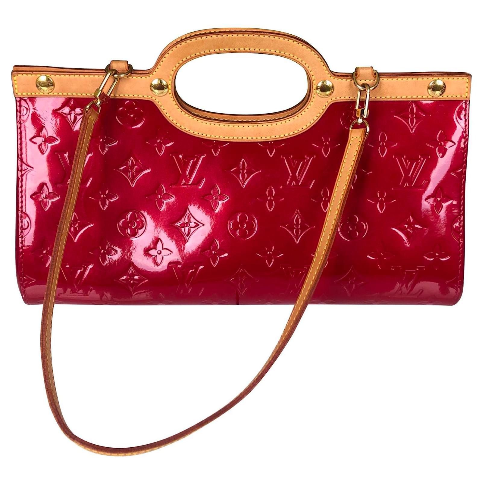 Louis Vuitton Roxberry Rosso Pelle verniciata ref.130479 - Joli Closet