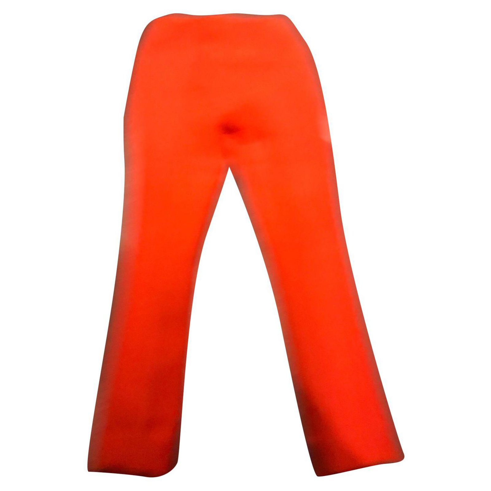 prada orange pants