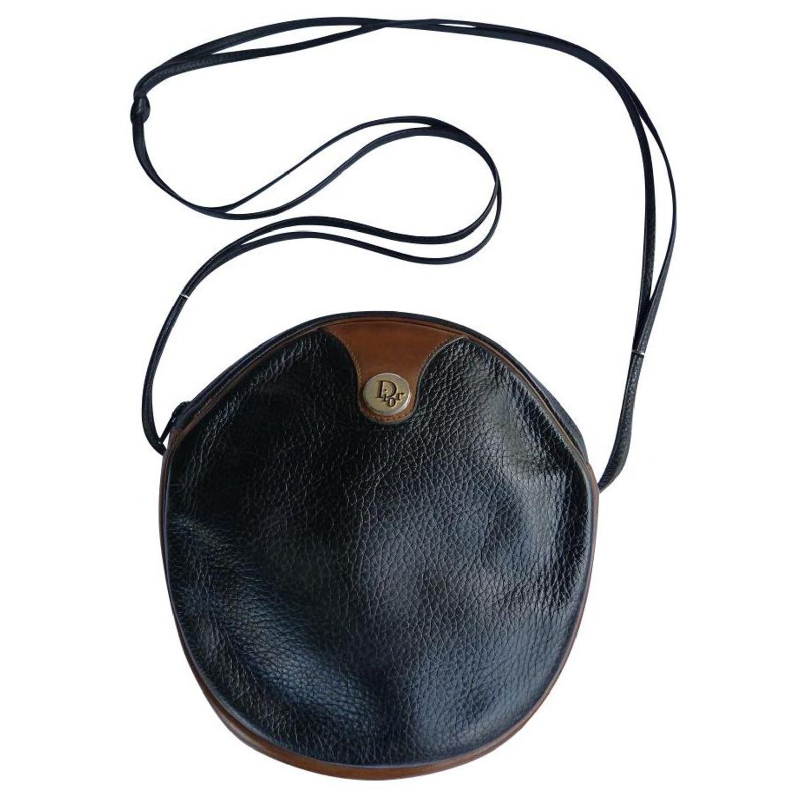 Dior Vintage - Leather Handbag Bag - Brown - Leather Handbag