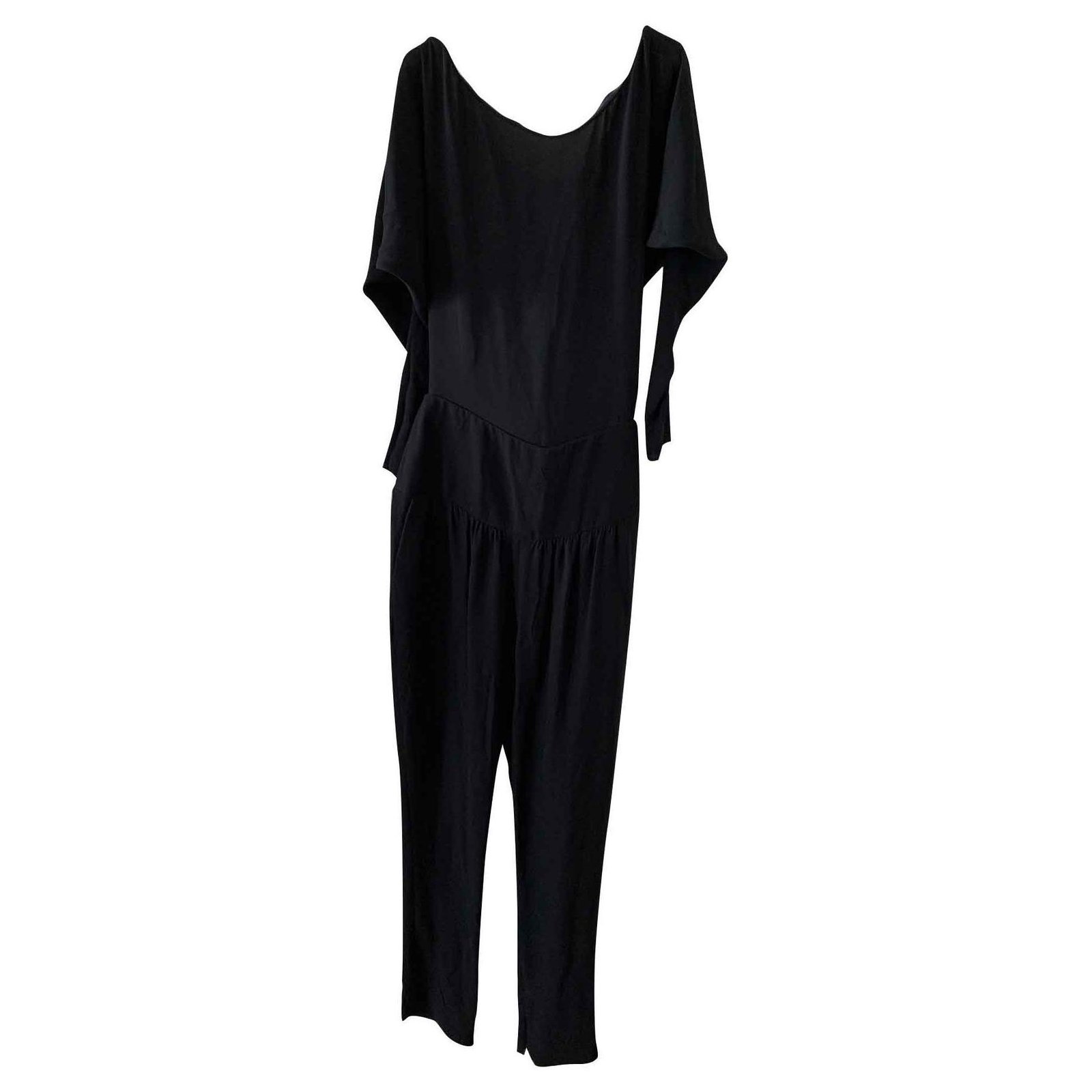 Chloé black jumpsuit Silk ref.130947 - Joli Closet