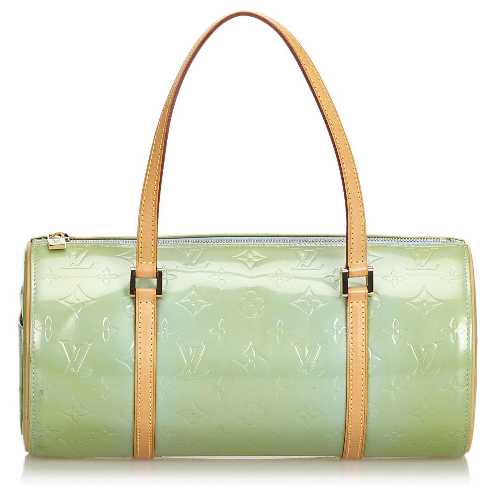Louis Vuitton Green Vernis Bedford Leather Patent leather ref